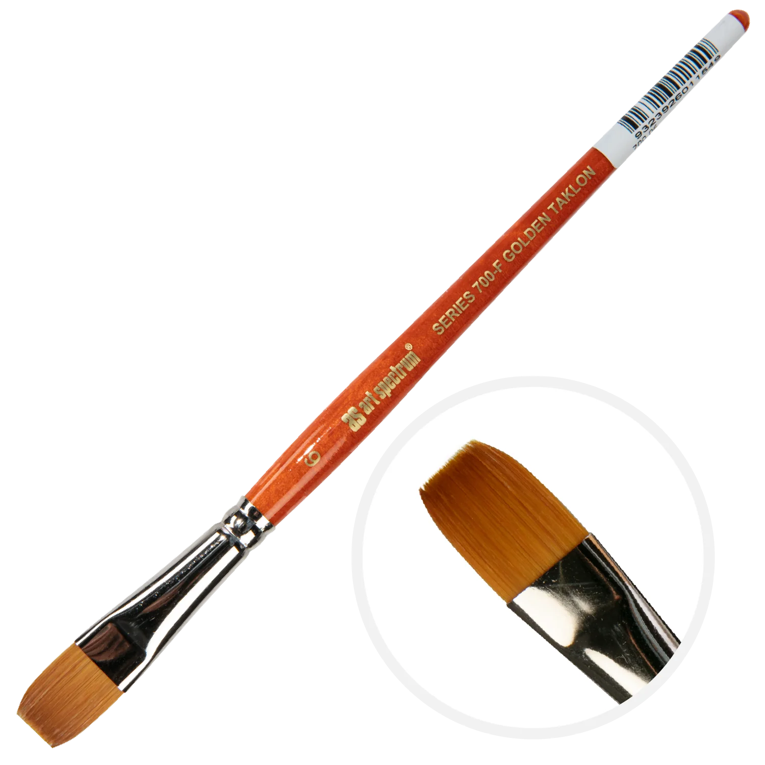 Art Spectrum Brush Series 700 Imitation Golden Sable - Flat Size - 6