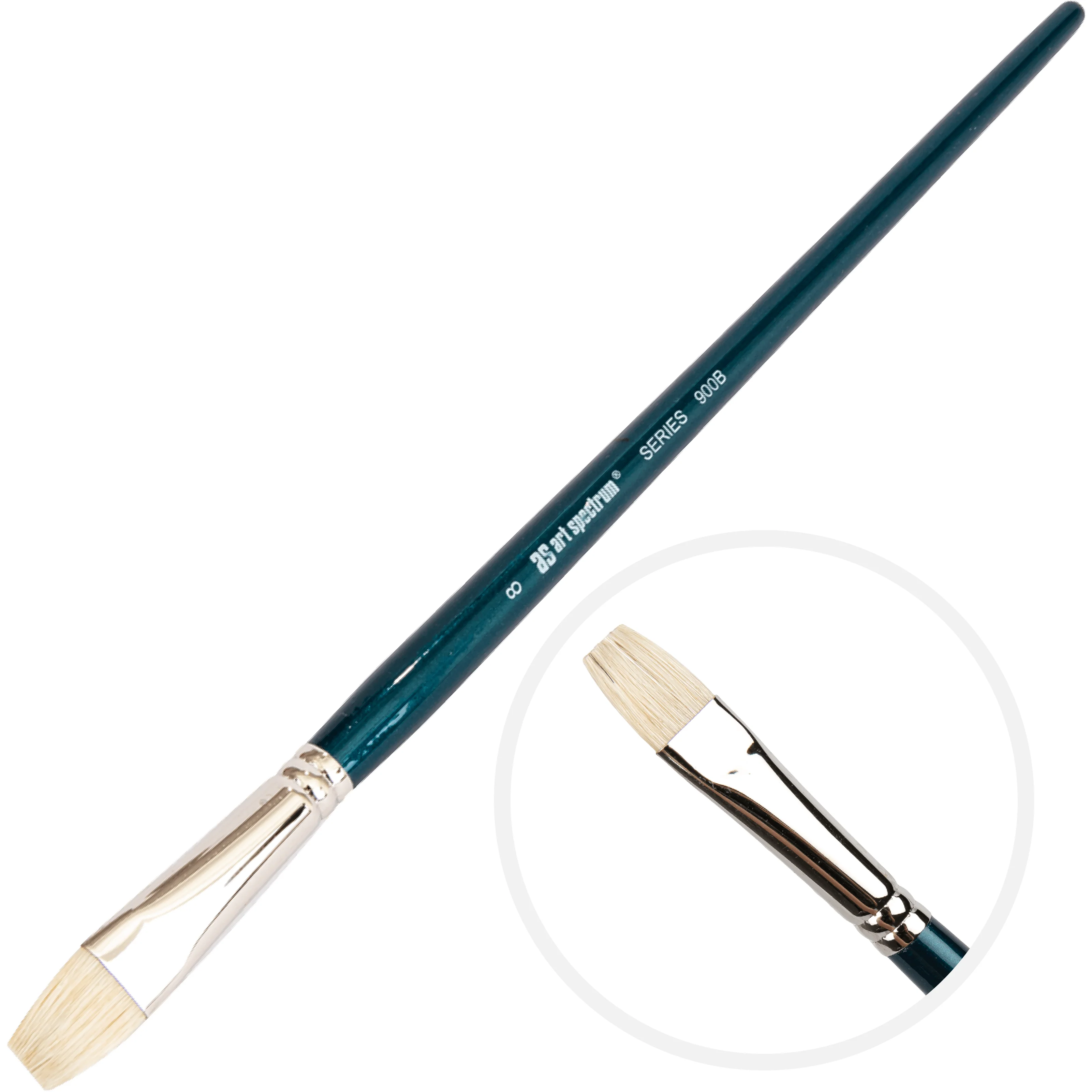 Art Spectrum Brush Series 900 Interlocked Hog Bristle - Bright Size - 8