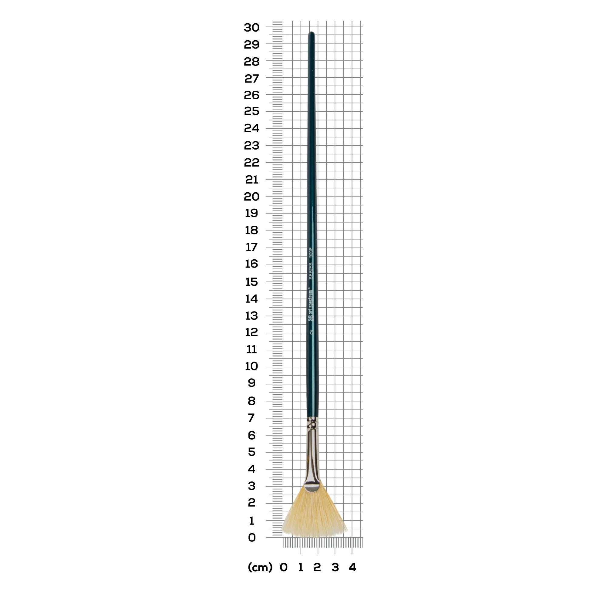 Art Spectrum Brush Series 900 Interlocked Hog Bristle - Fan Size - 2 - Image 7