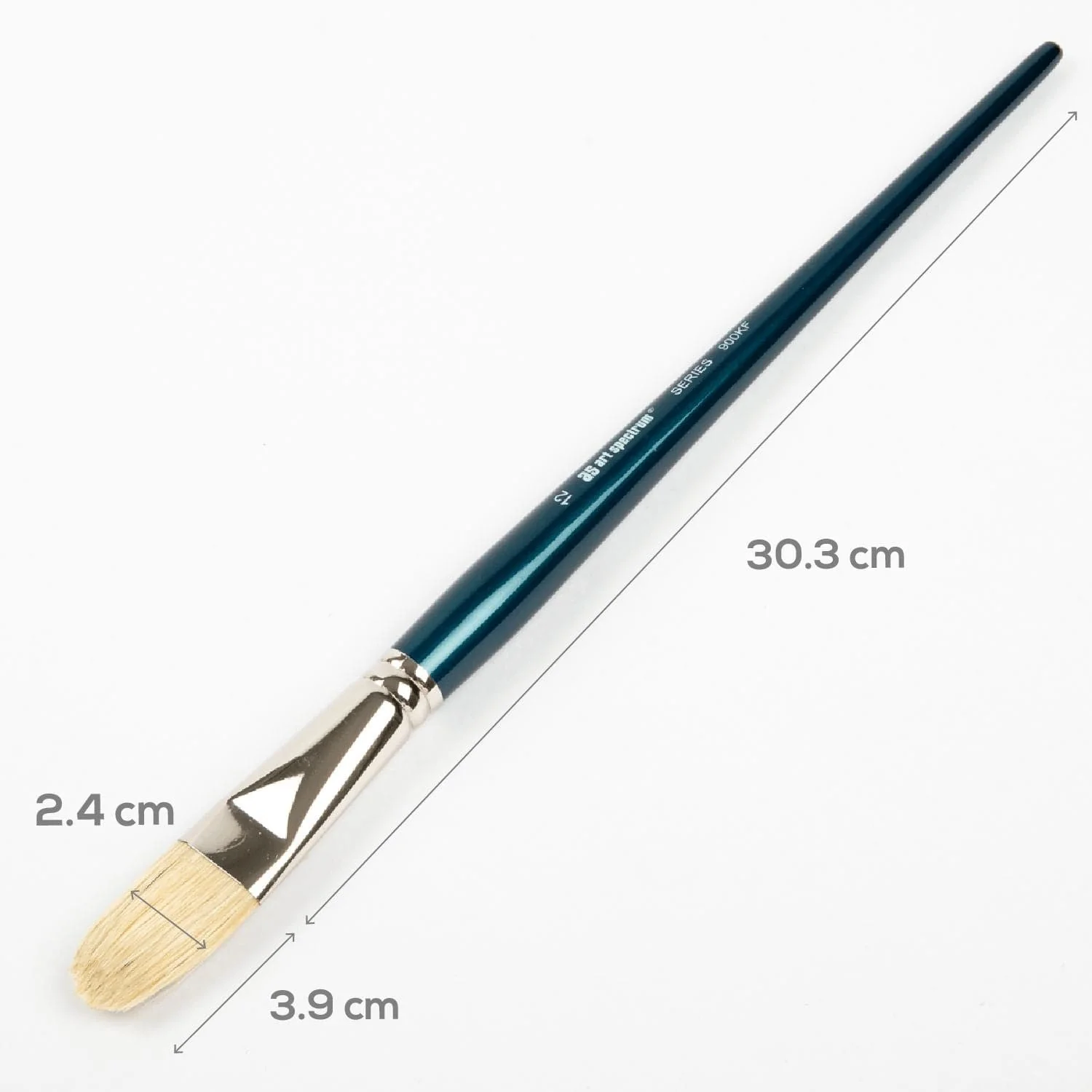 Art Spectrum Brush Series 900 Interlocked Hog Bristle - Filbert Size - 12 - Image 2