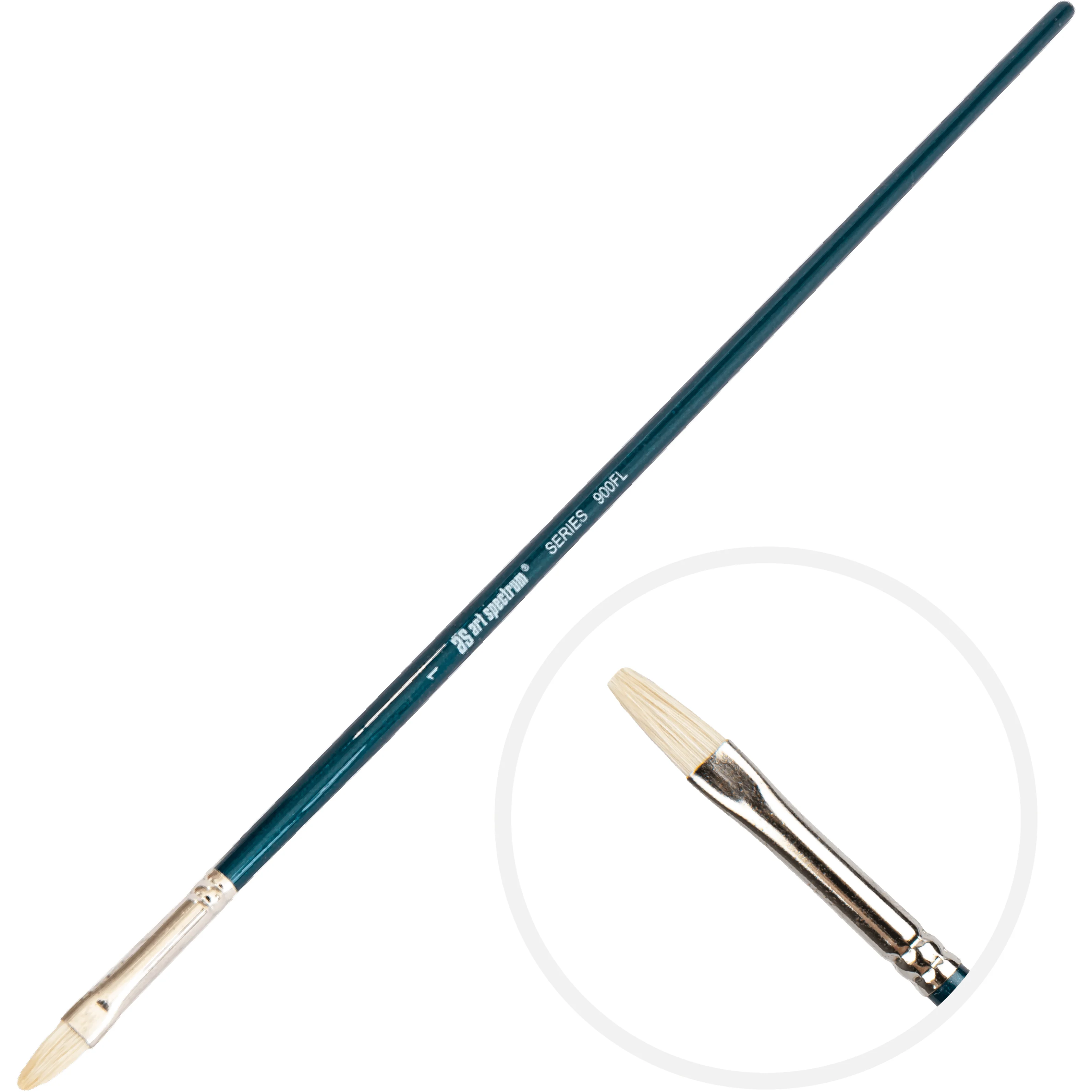 Art Spectrum Brush Series 900 Interlocked Hog Bristle - Flat Size - 1