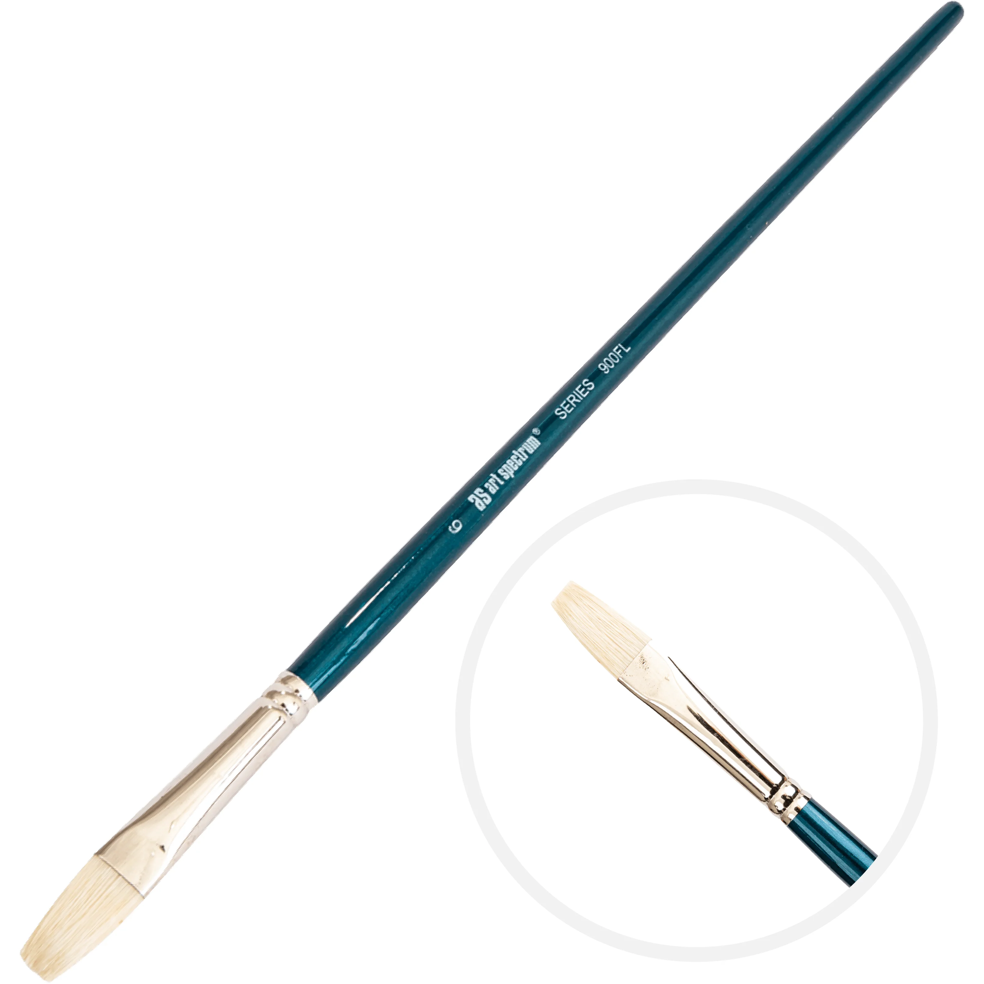 Art Spectrum Brush Series 900 Interlocked Hog Bristle - Flat Size - 6