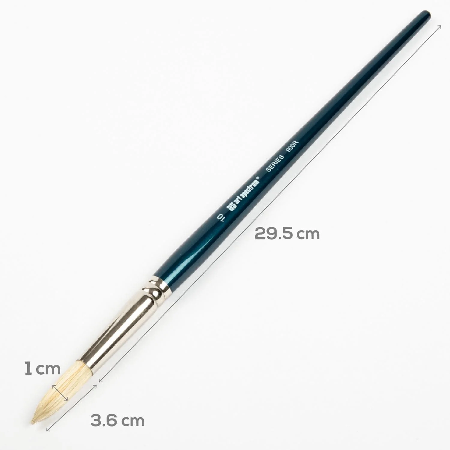 Art Spectrum Brush Series 900 Interlocked Hog Bristle - Round Size - 10 - Image 2