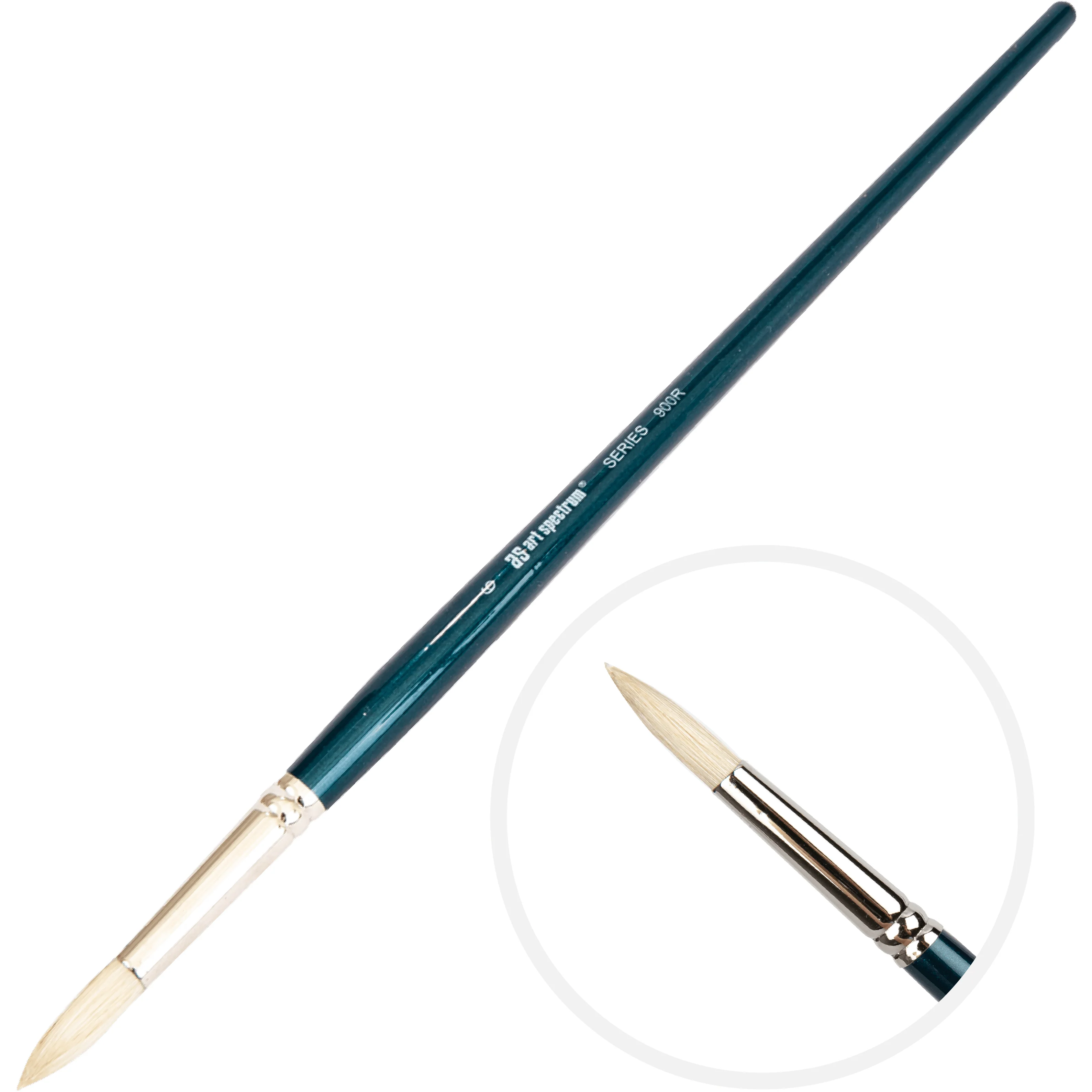 Art Spectrum Brush Series 900 Interlocked Hog Bristle - Round Size - 6