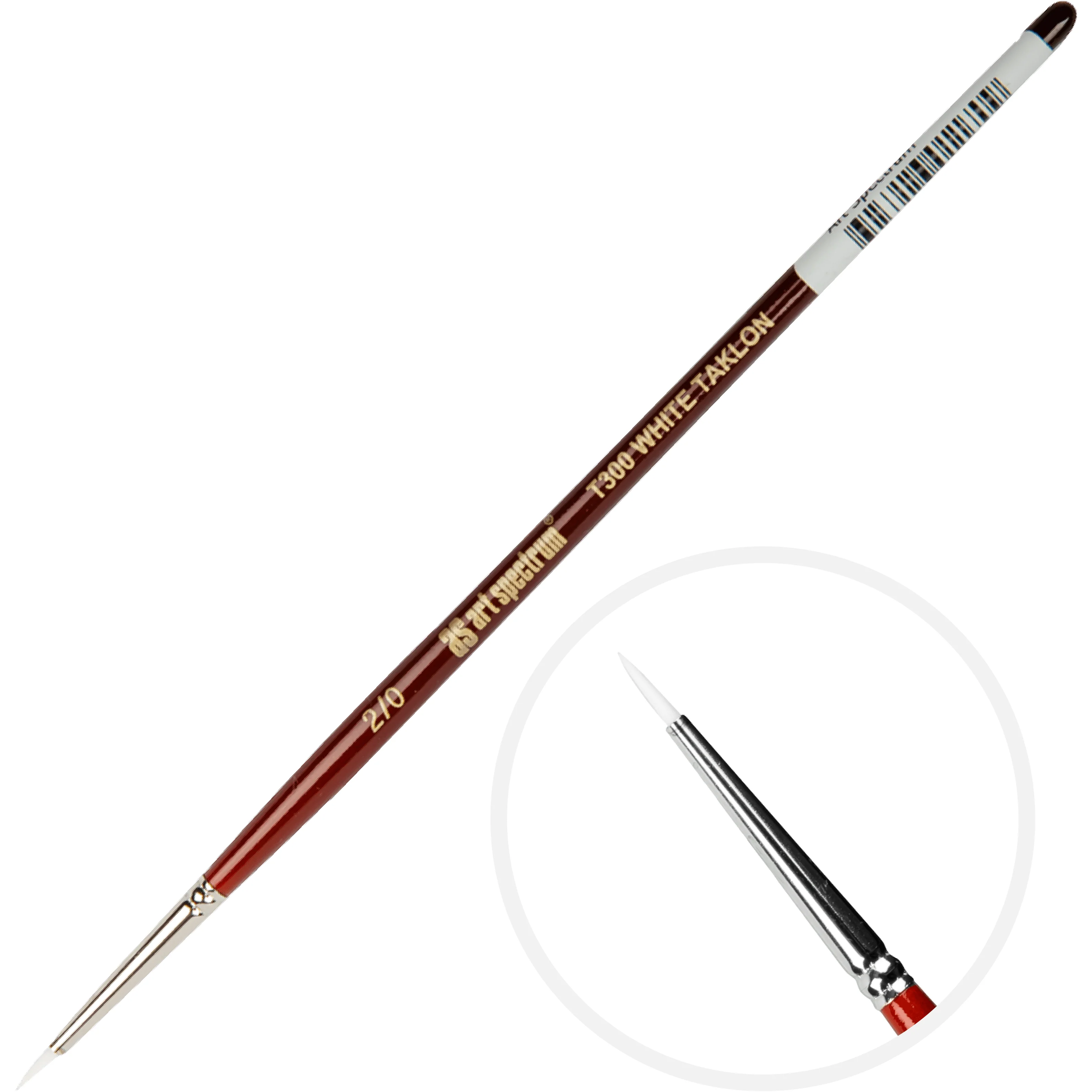 Art Spectrum Brush Series T300 White Taklon - Round Size - 00