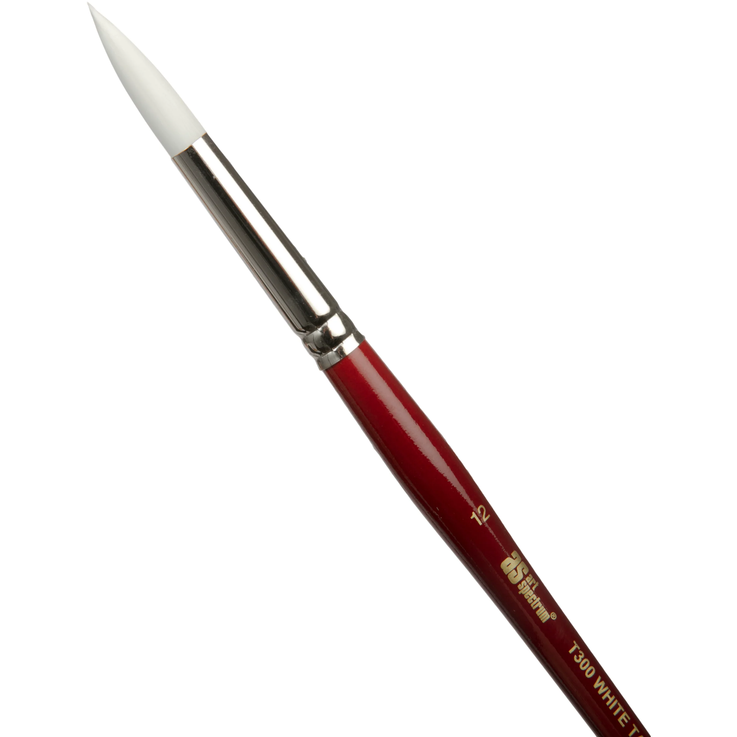 Art Spectrum Brush Series T300 White Taklon - Round Size - 12 - Image 4