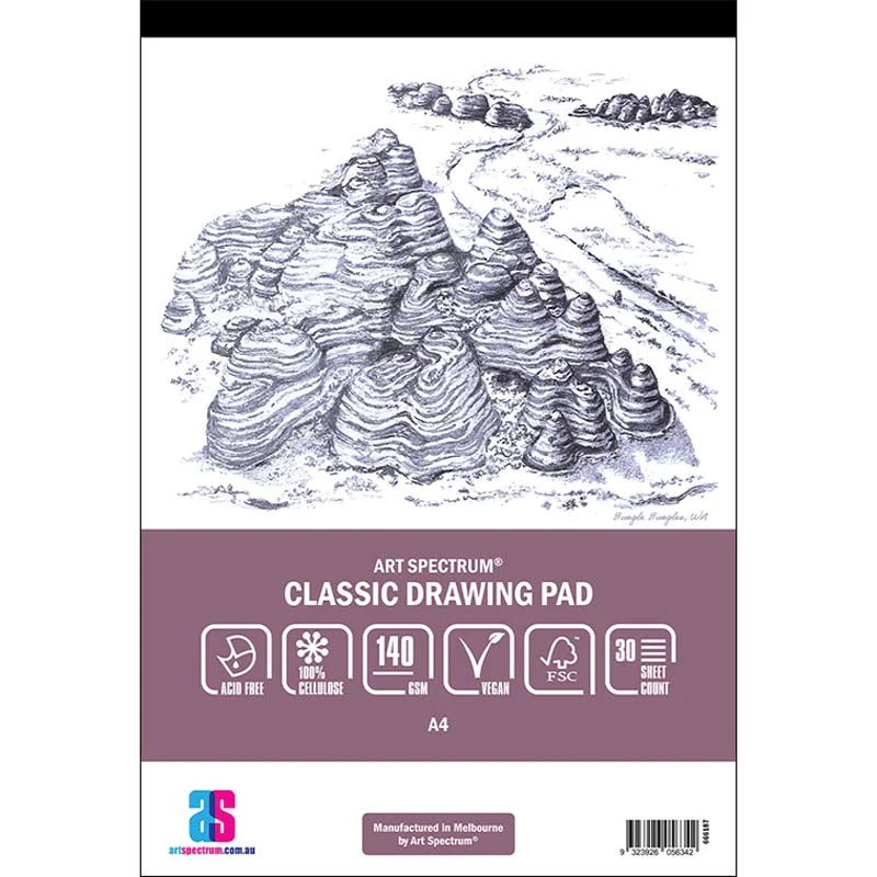 Art Spectrum Classic Drawing Pad, A4 140gsm 30 SHEETS