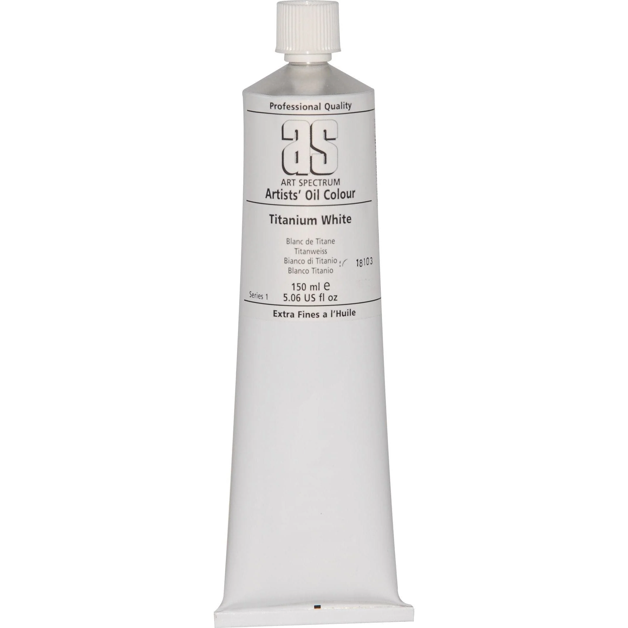 Art Spectrum Oil Paint 150mL Titanium White S1