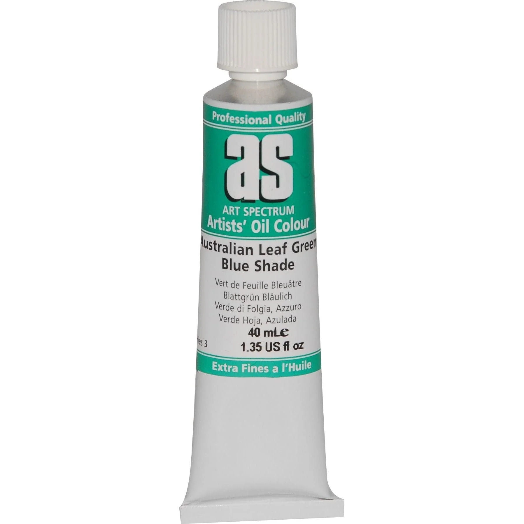 Art Spectrum Oil Paint 40mL Australian Leaf Green Blue S3