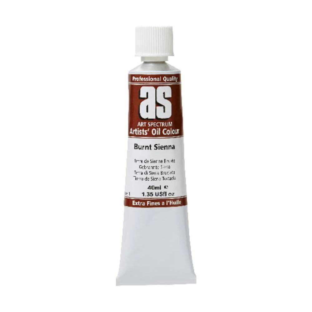 Art Spectrum Oil Paint 40mL Burnt Sienna S1
