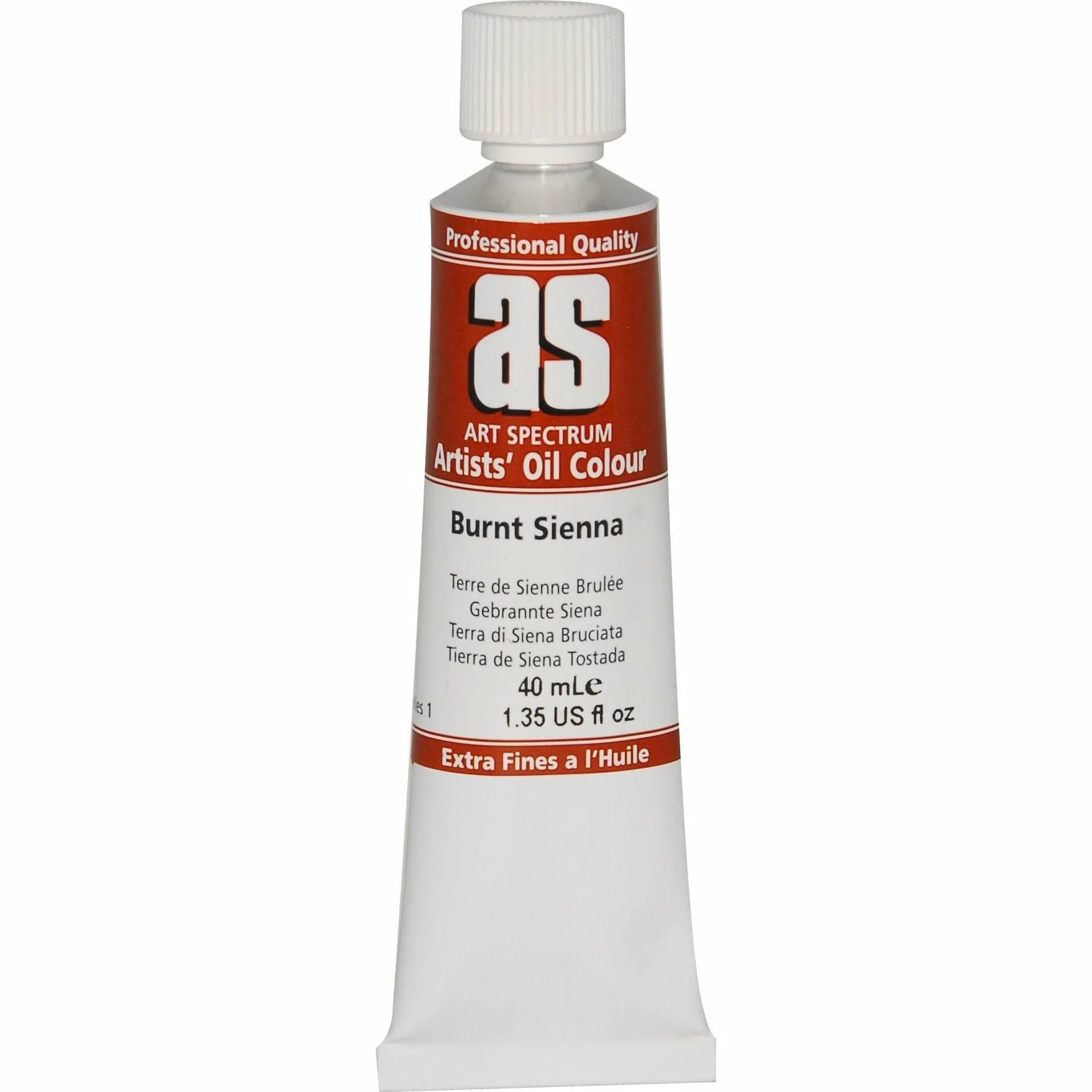 Art Spectrum Oil Paint 40mL Burnt Sienna S1 - Image 3