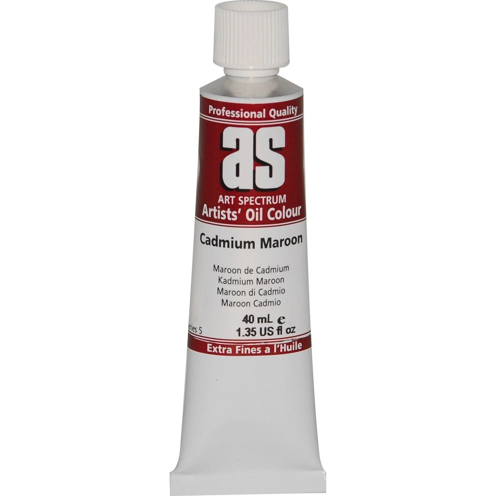 Art Spectrum Oil Paint 40mL Cadmium Maroon S5