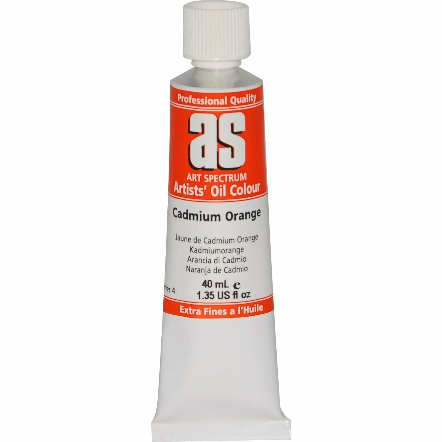 Art Spectrum Oil Paint 40mL Cadmium Orange S4