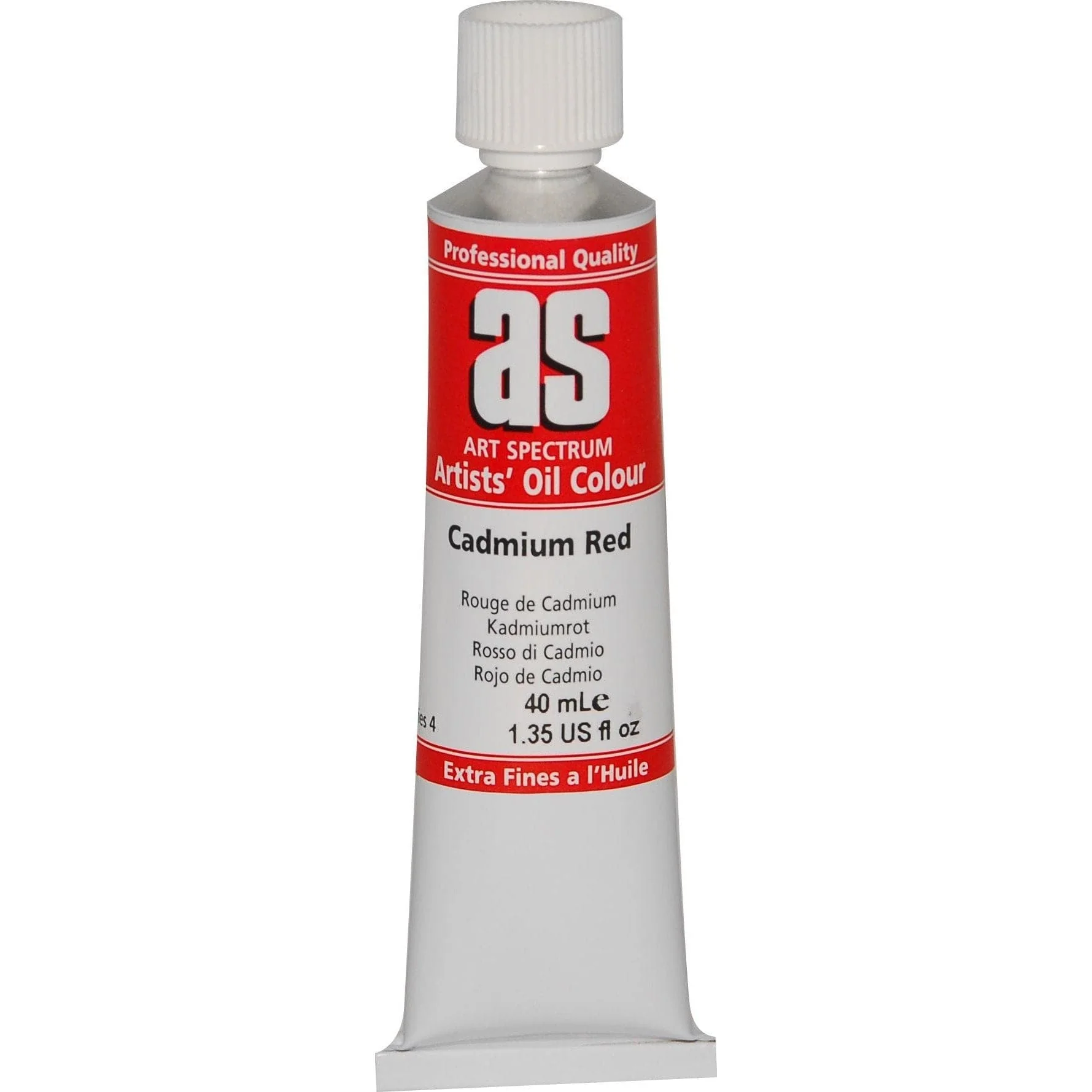 Art Spectrum Oil Paint 40mL Cadmium Red S4