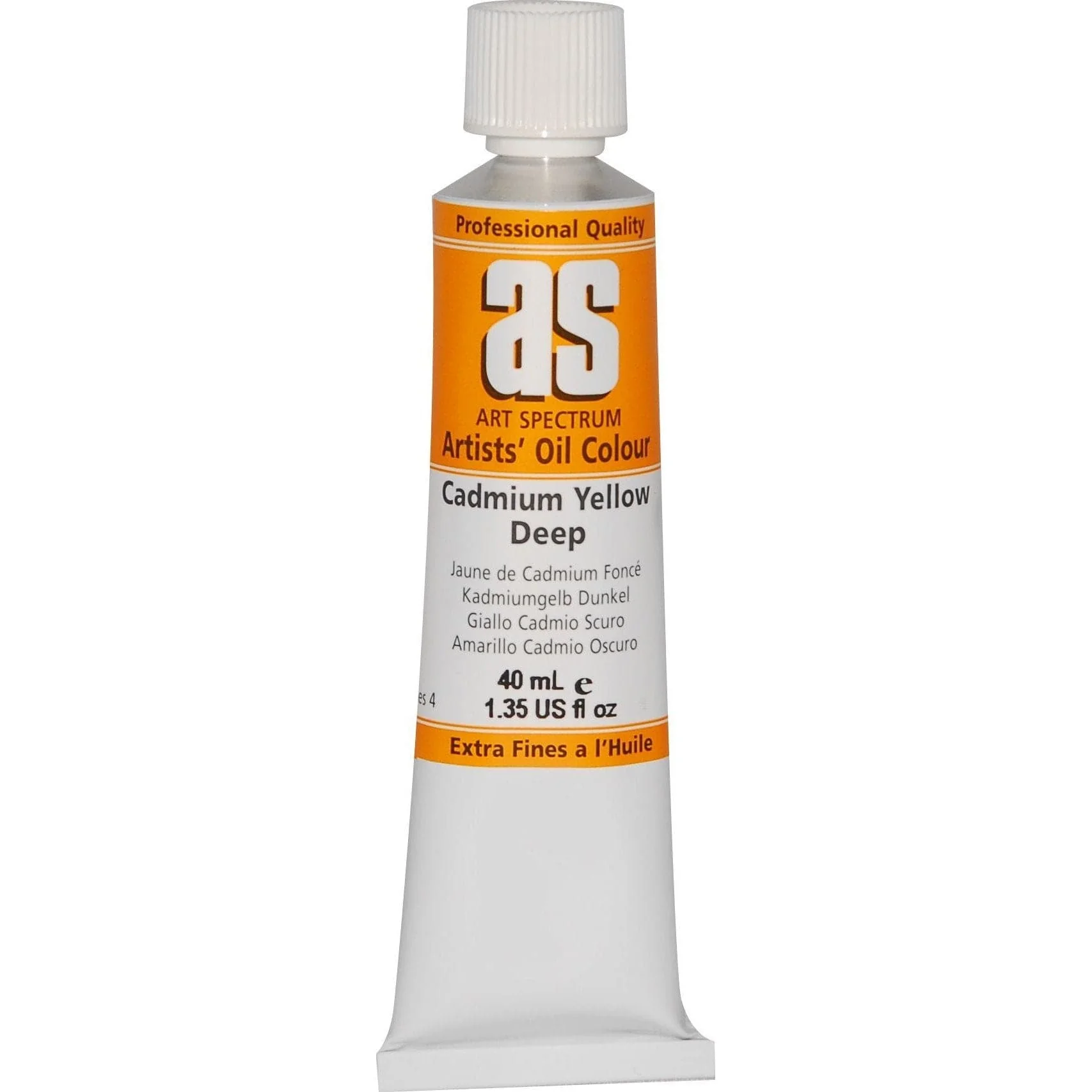 Art Spectrum Oil Paint 40mL Cadmium Yellow Deep S4