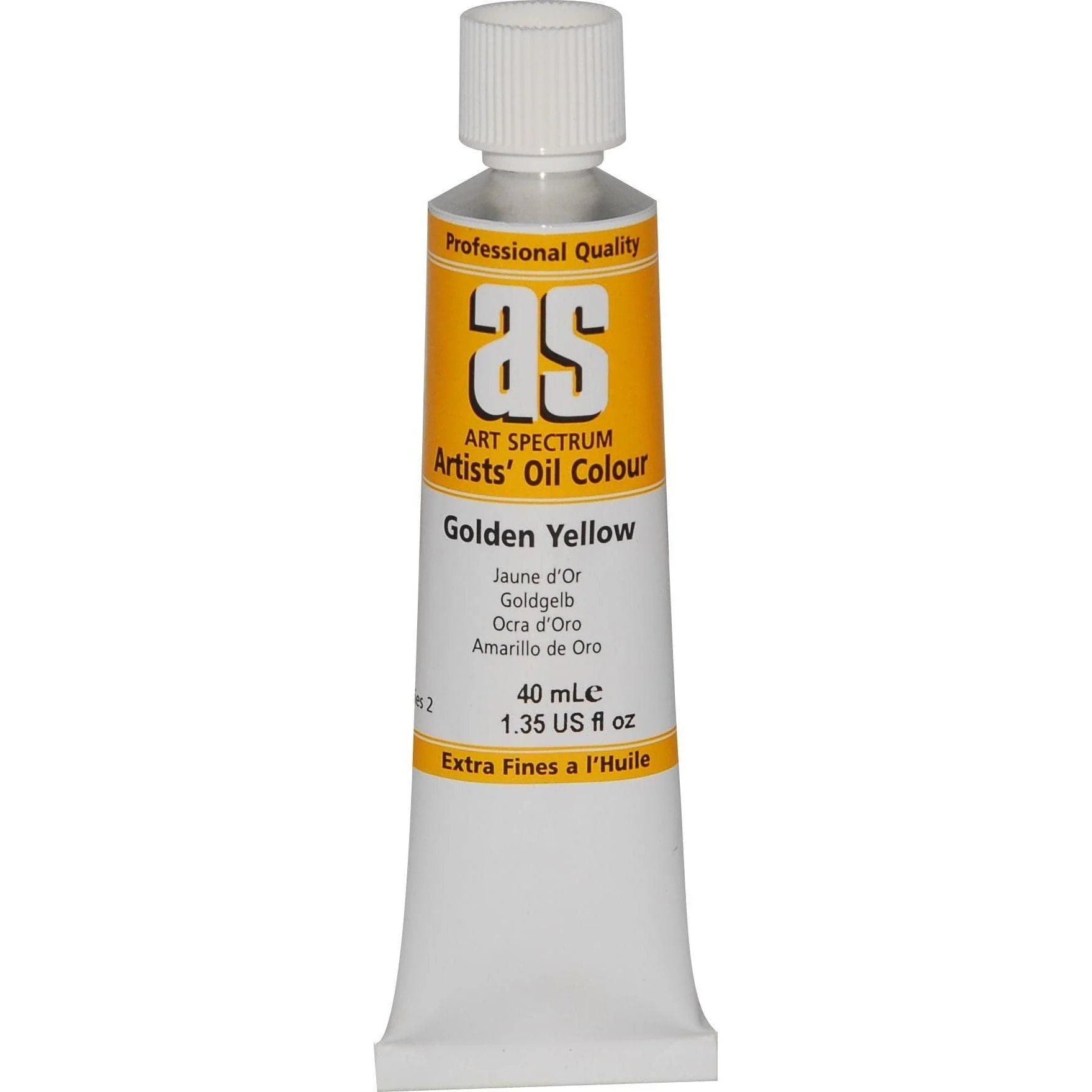 Art Spectrum Oil Paint 40mL Golden Yellow S2