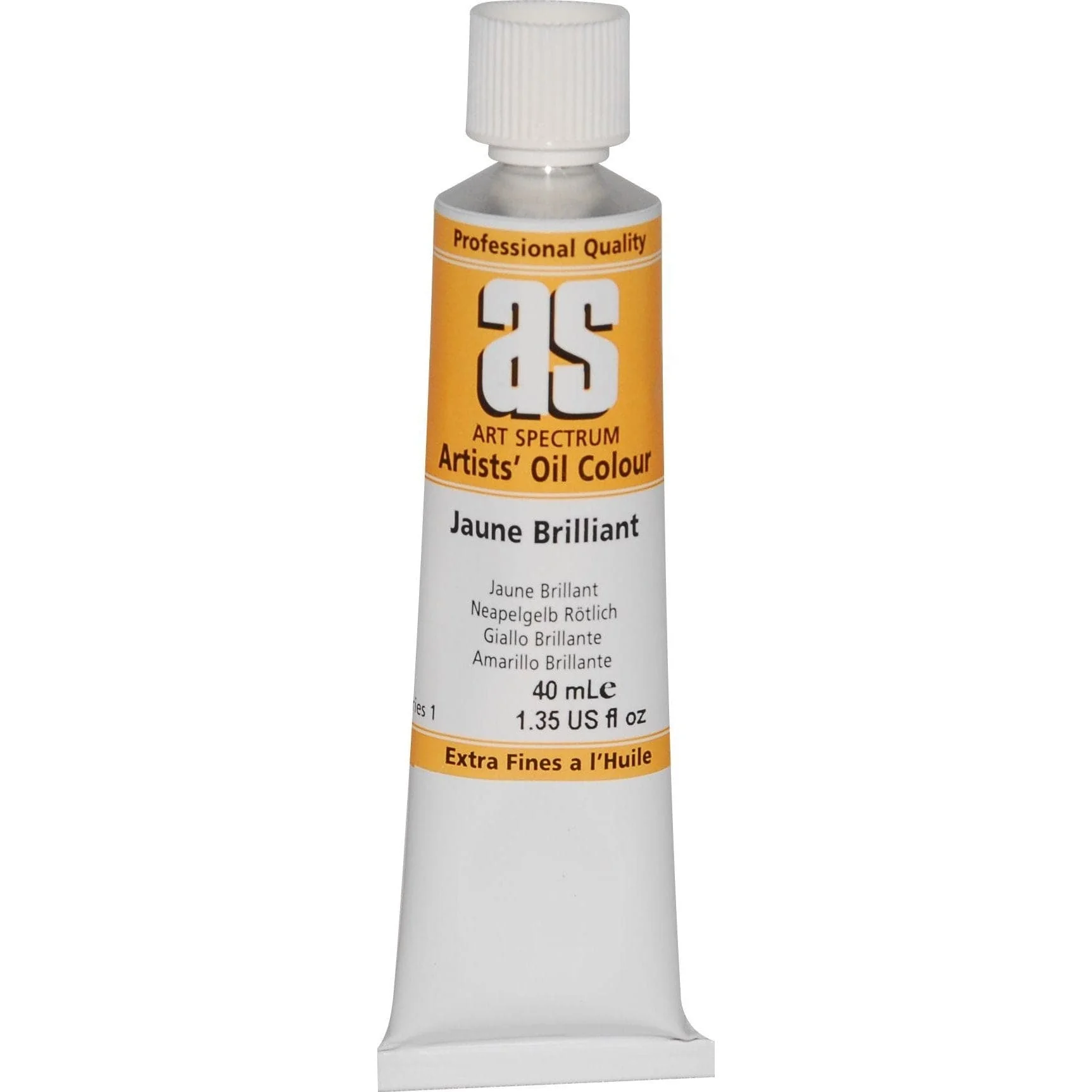 Art Spectrum Oil Paint 40mL Jaune Brilliant  S1