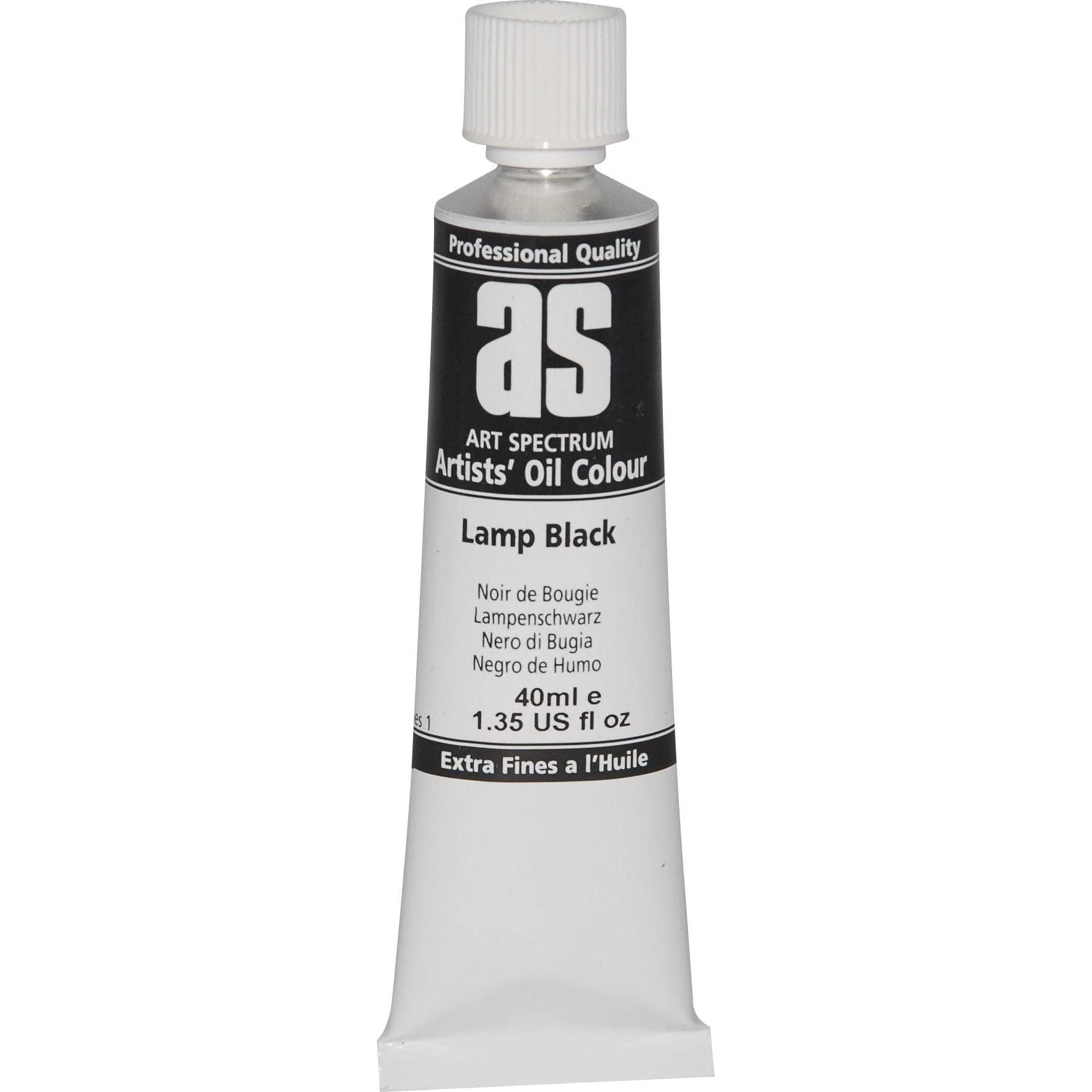 Art Spectrum Oil Paint 40mL Lamp Black  S1