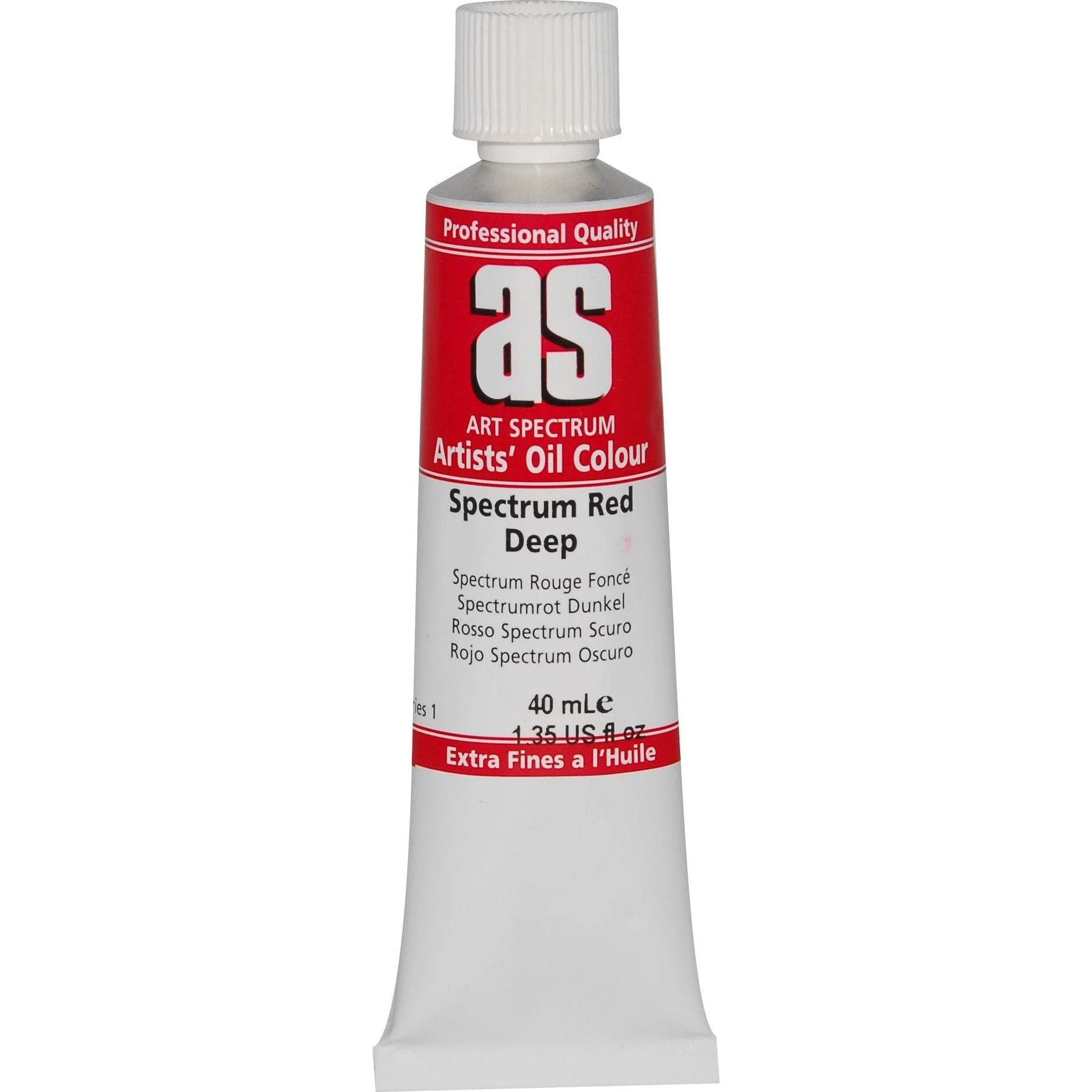 Art Spectrum Oil Paint 40mL Spectrum Red Deep S1