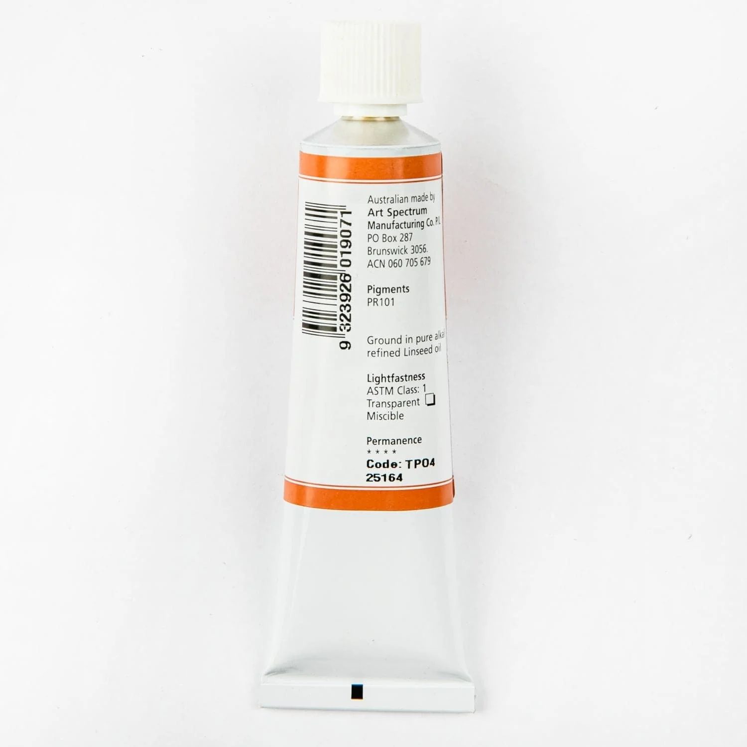 Art Spectrum Oil Paint 40mL Transparent Pink Oxide S1 - Image 2