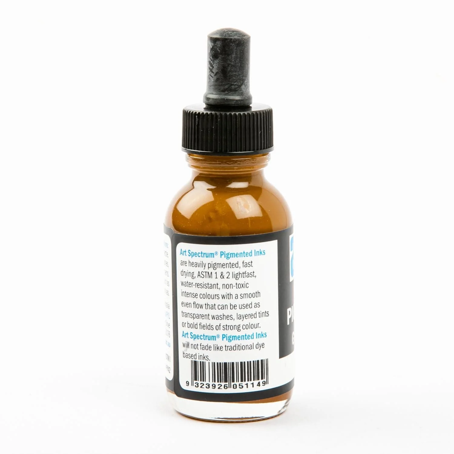 Art Spectrum Pigmented Ink 50mL Golden Ochre - Image 4