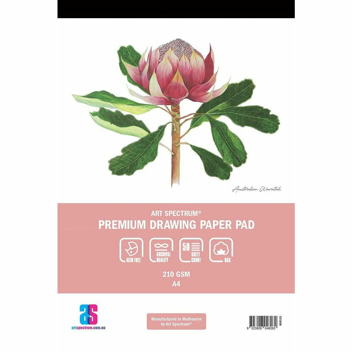 Art Spectrum Premium Drawing Pad A4 210GSM - 50 Sheets
