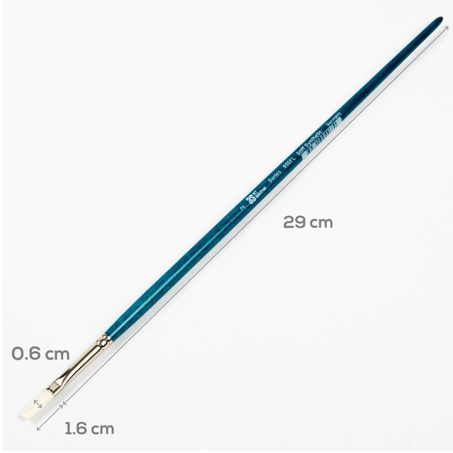 Art Spectrum Series 950 Stiff Synthetic Brush Flat Size - 2 - Image 2