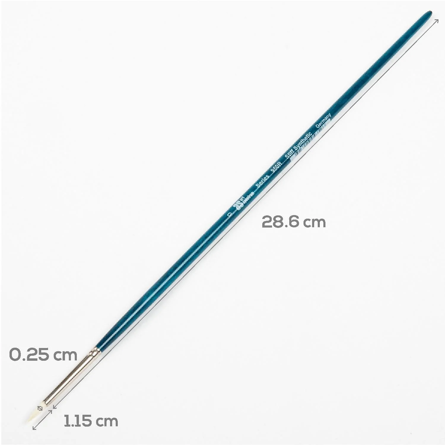 Art Spectrum Series 950 Stiff Synthetic Brush Round Size - 0 - Image 2