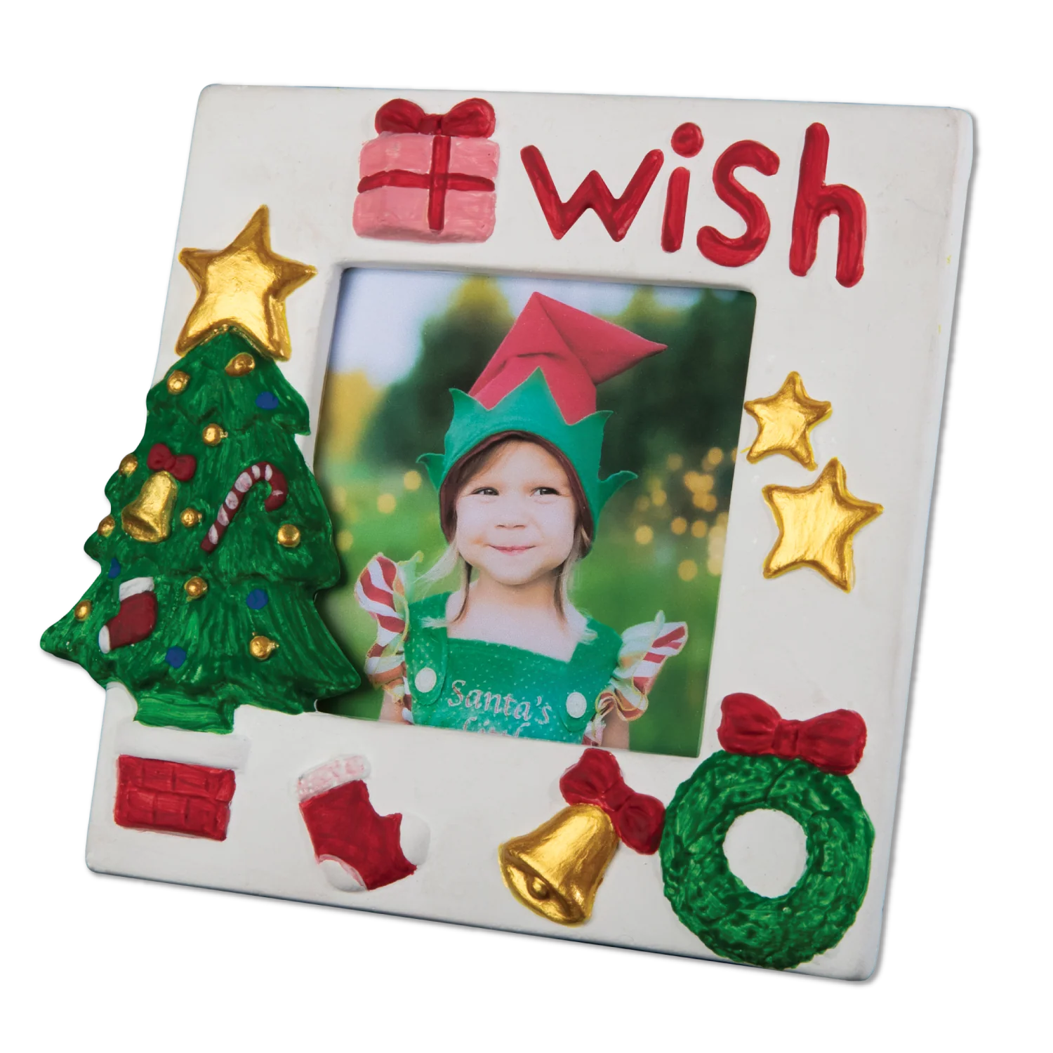 Art Star Christmas Paint Your Own Ceramic Photo Frame Kit - Image 3