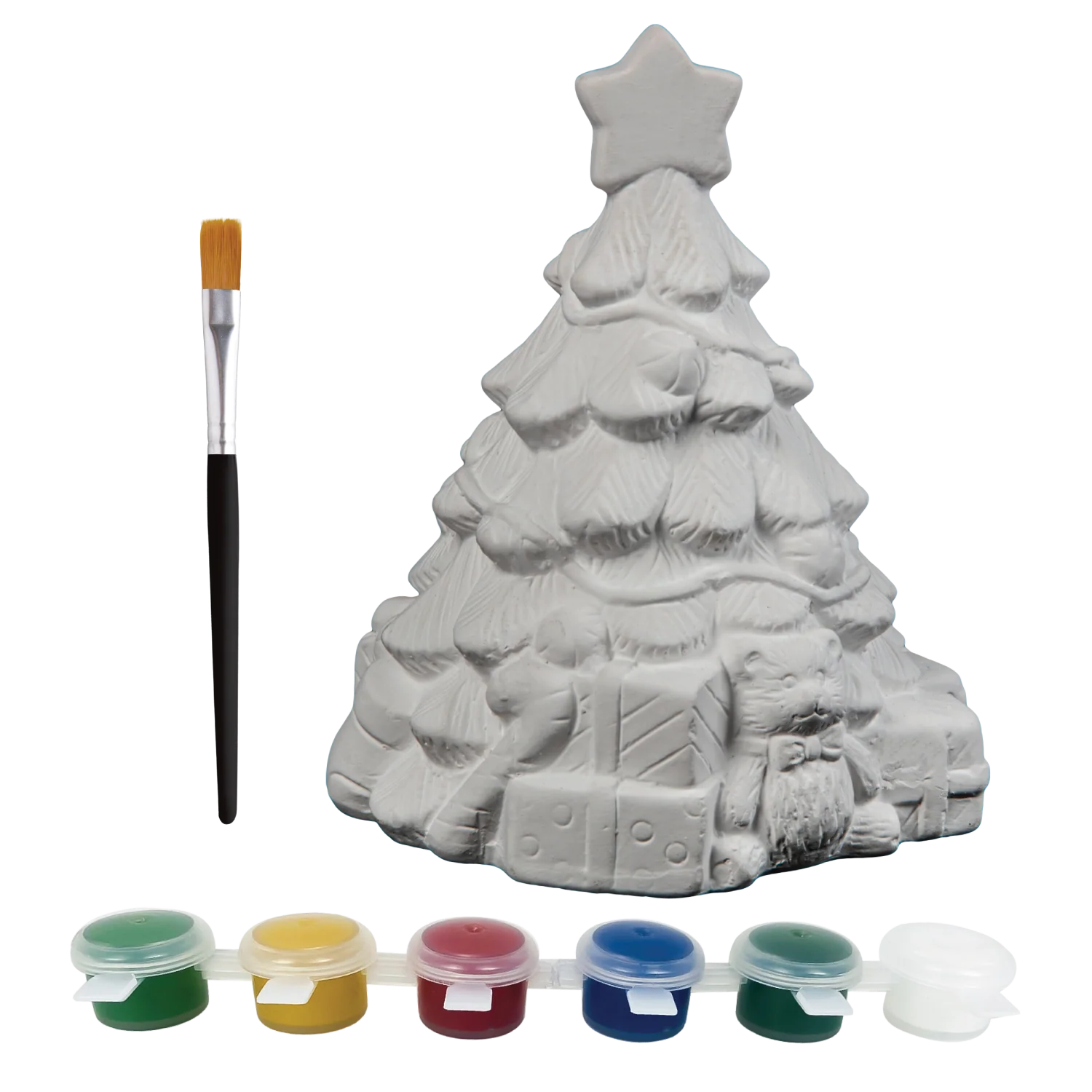 Art Star Christmas Paint Your Own Ceramic Tree Decoration Kit - Image 2
