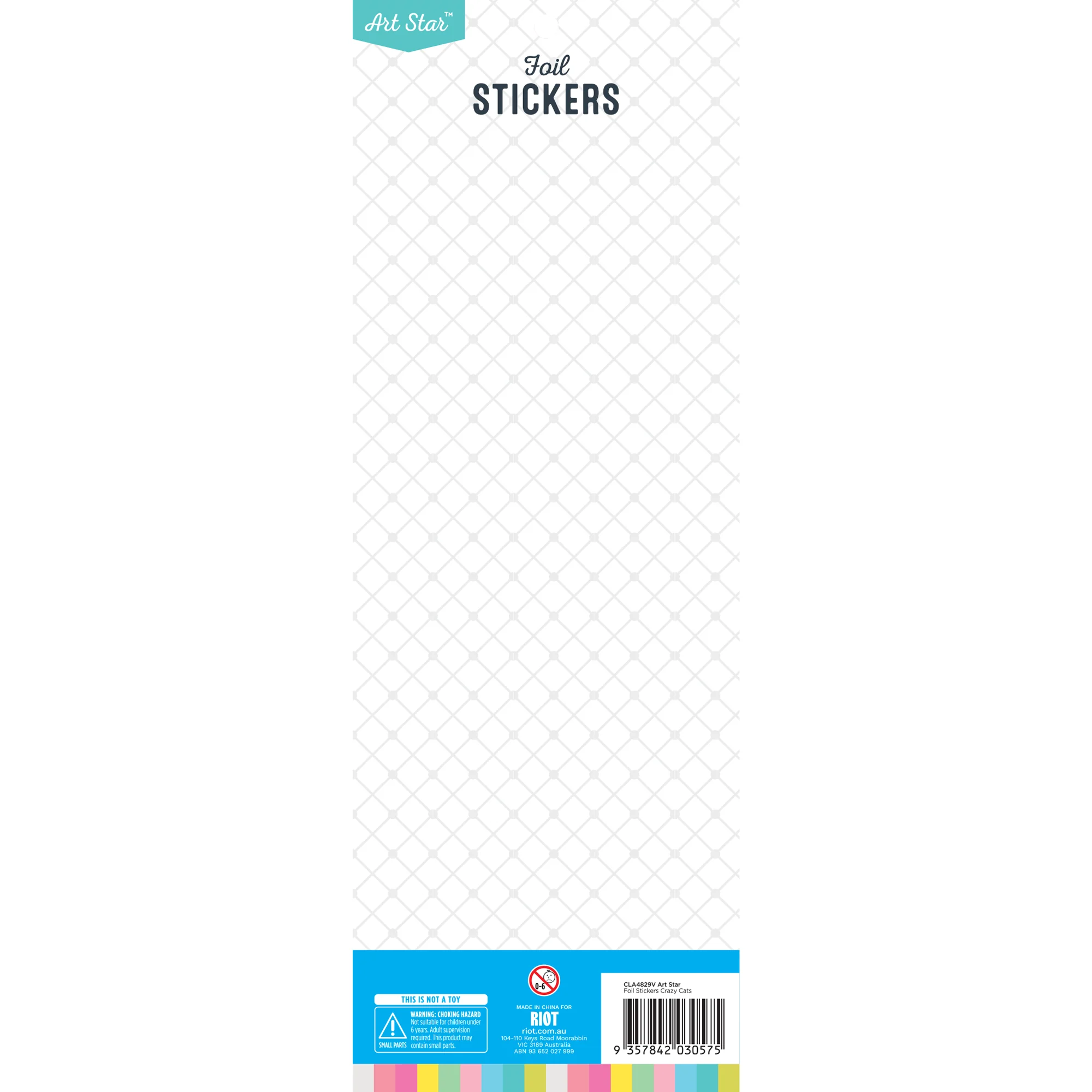 Art Star Foil Stickers Crazy Cats (30 Stickers) - Image 4