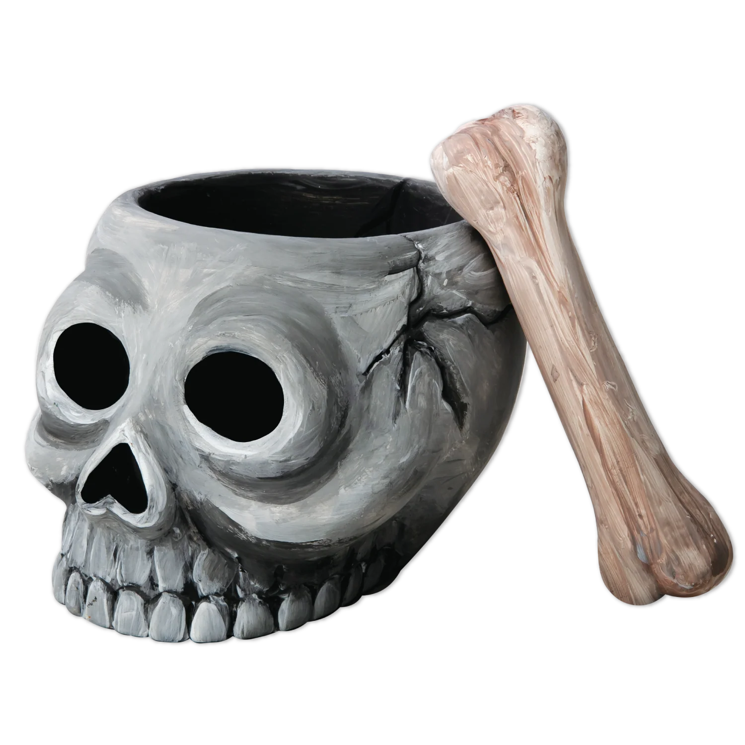 Art Star Halloween Paint Your Own Ceramic Skull and Bone Cruicible (11.1 x 13.5 x 9.2cm) - Image 3