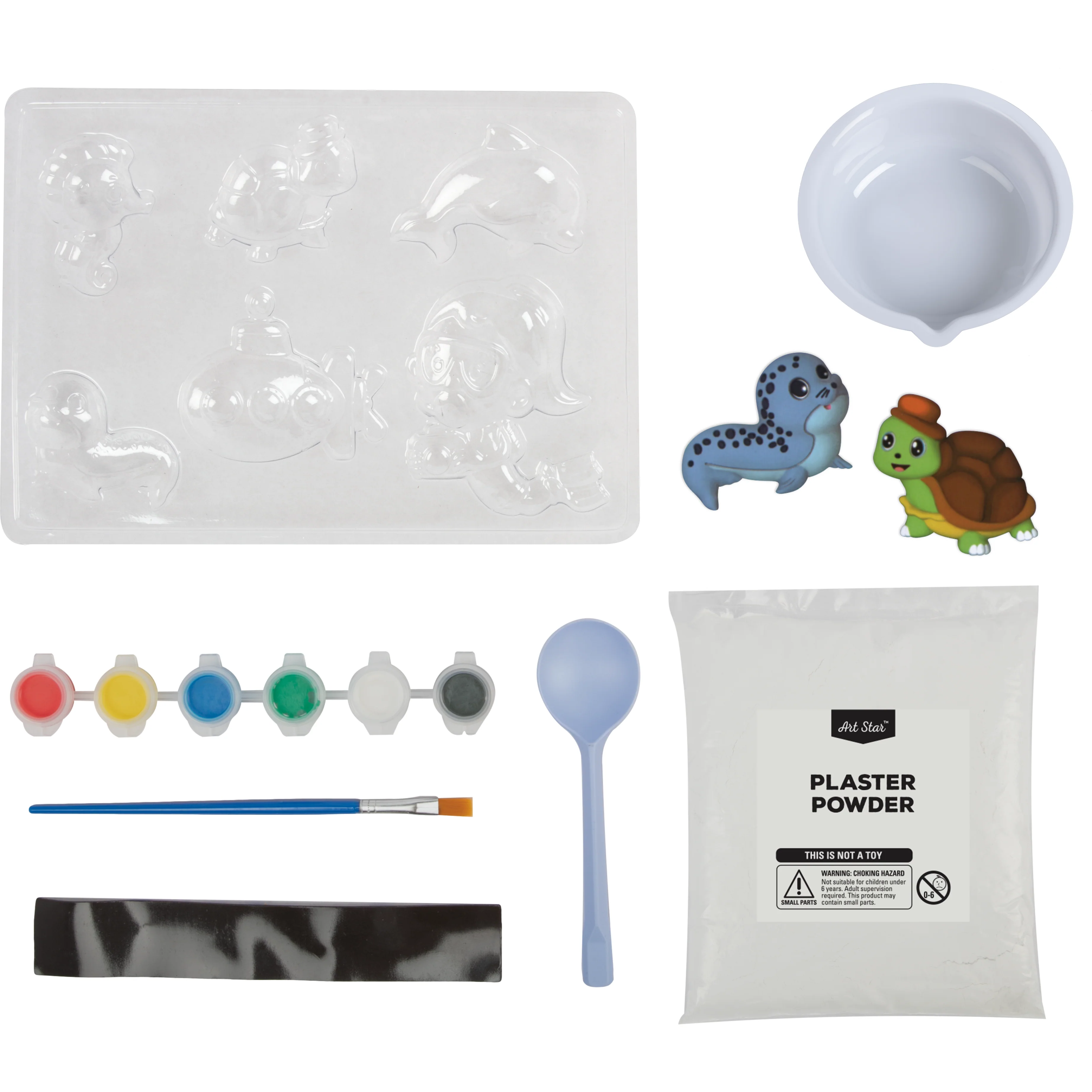 Art Star Mould and Paint Plaster Under The Sea Adventures (6 Magnets) - Image 3