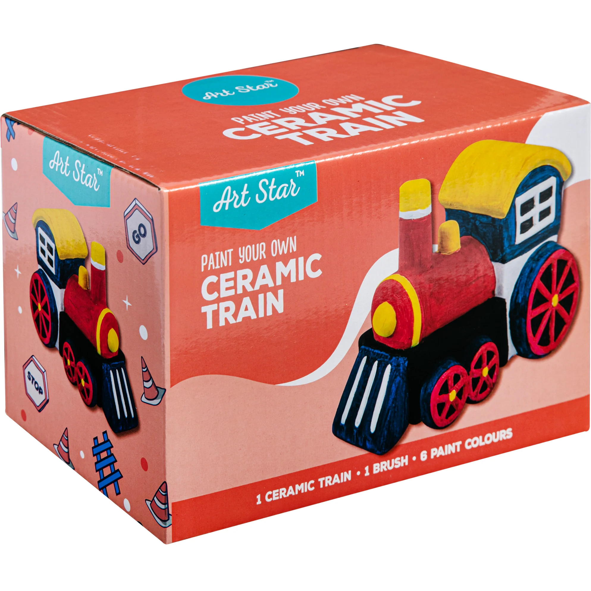 Art Star Paint Your Own Ceramic Train - Image 4