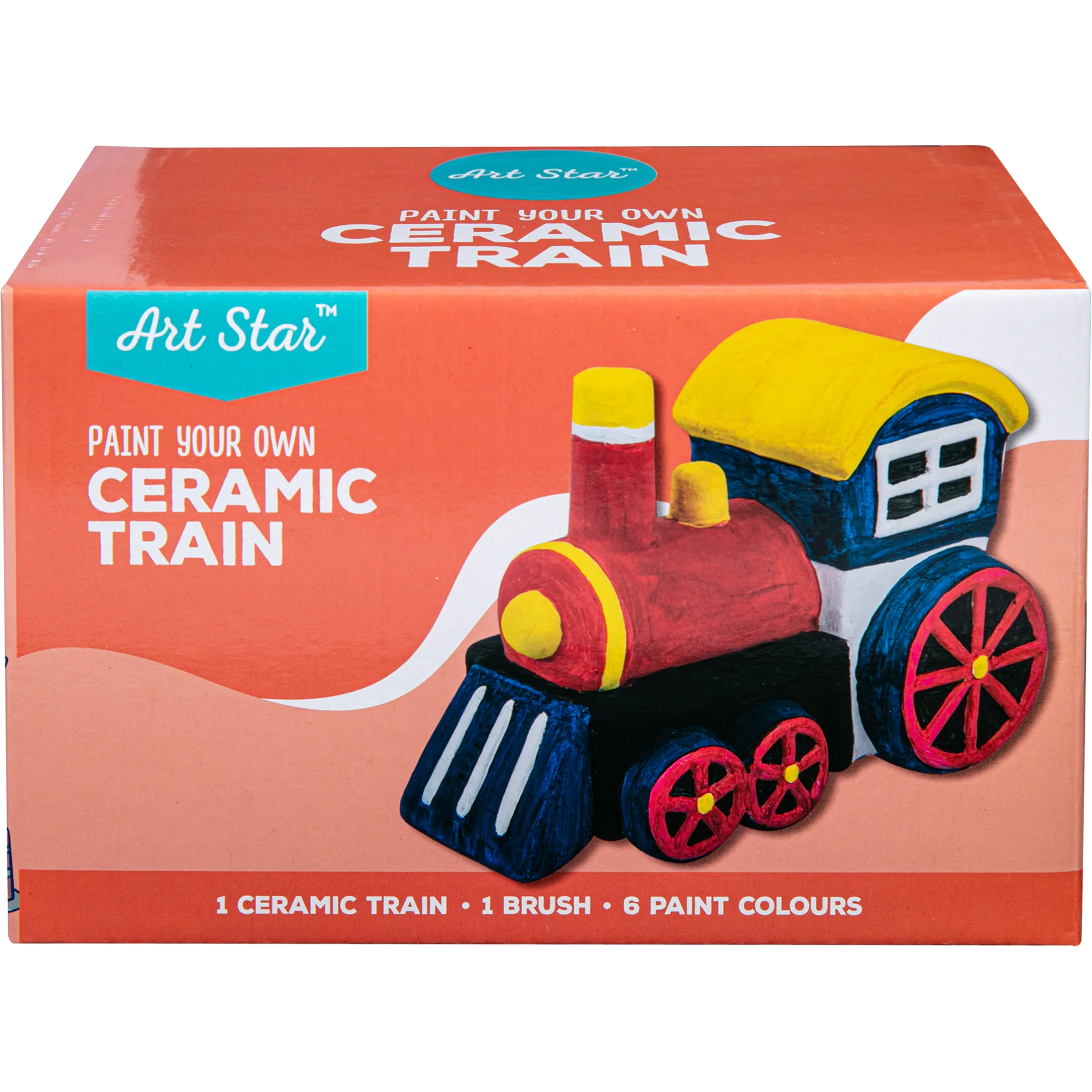 Art Star Paint Your Own Ceramic Train - Image 5