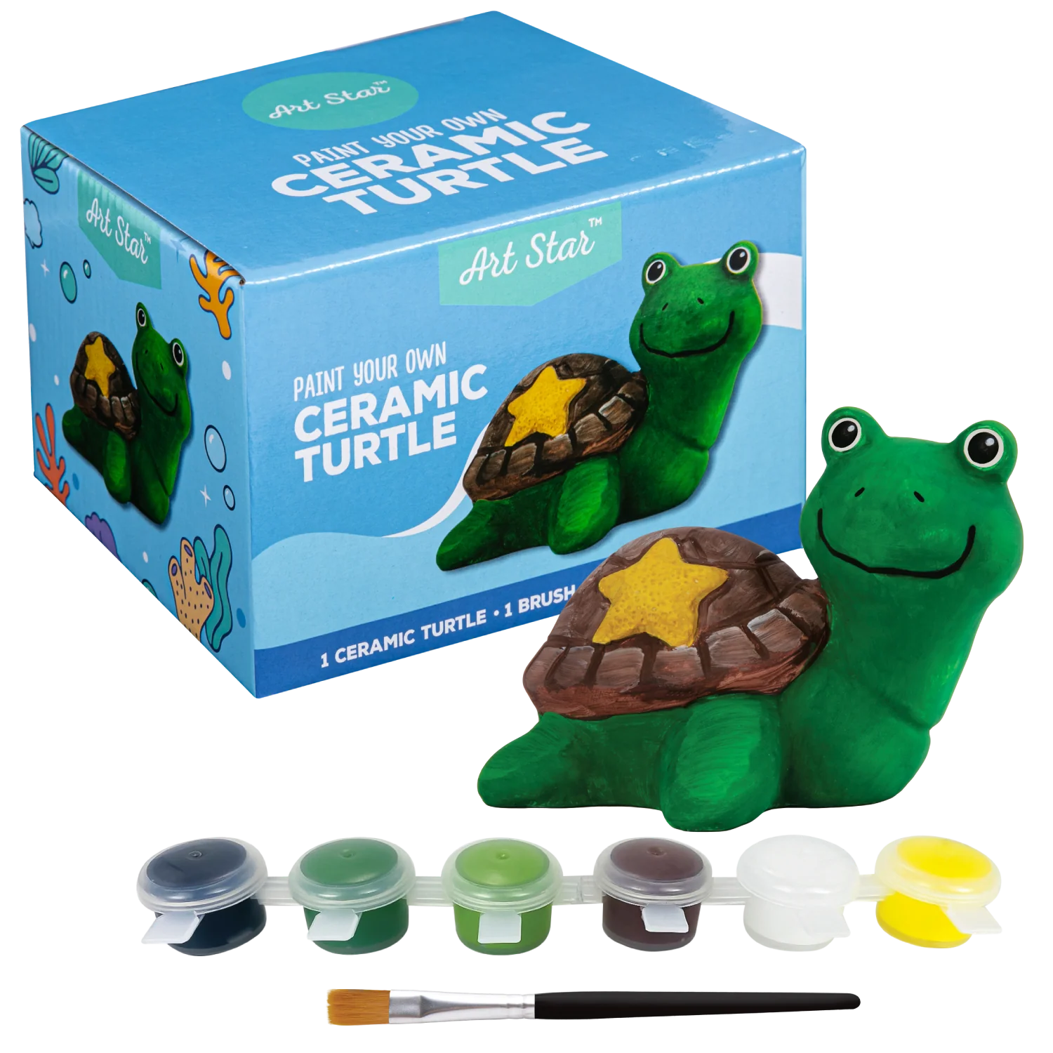 Art Star Paint Your Own Ceramic Turtle