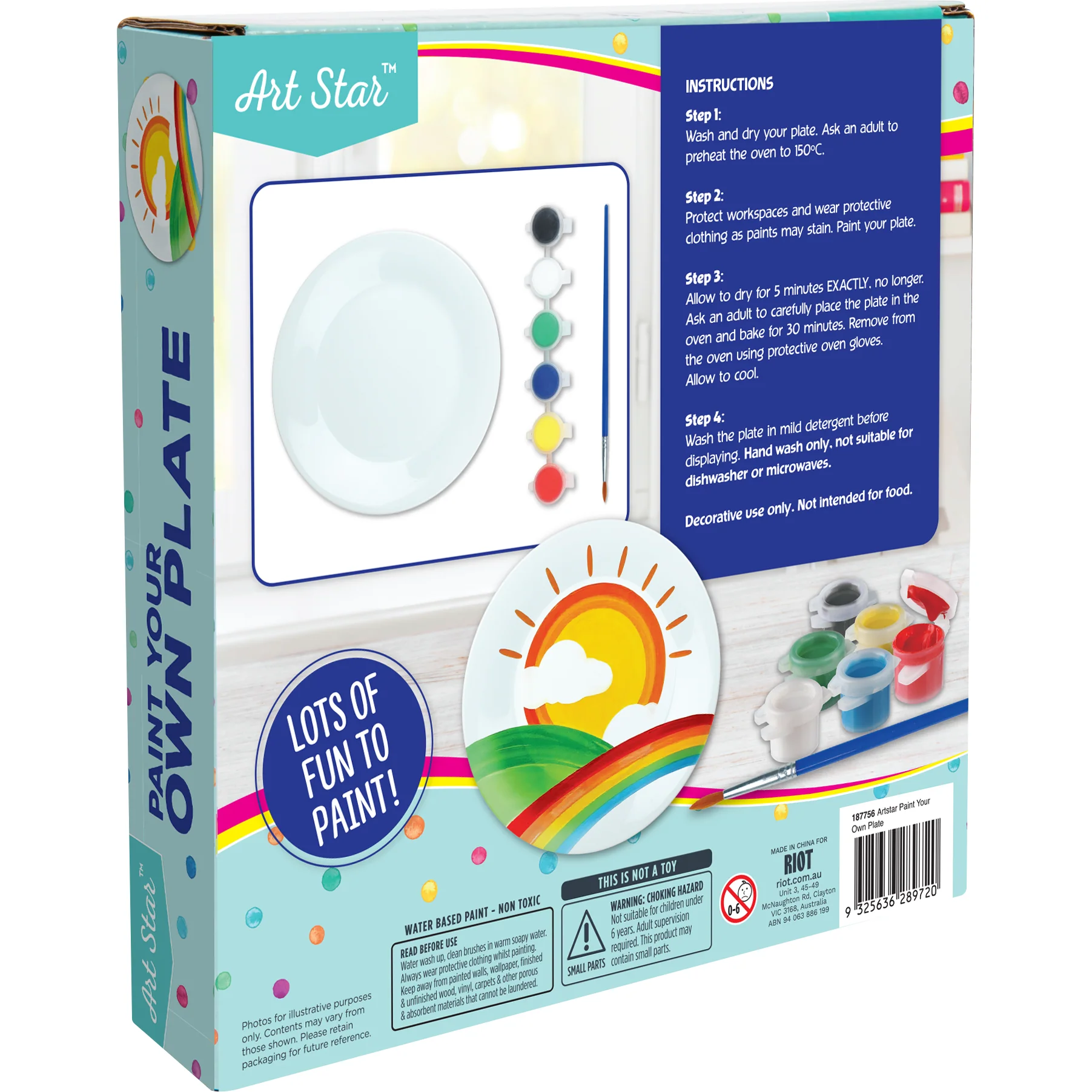 Art Star Paint Your Own Plate - Image 3