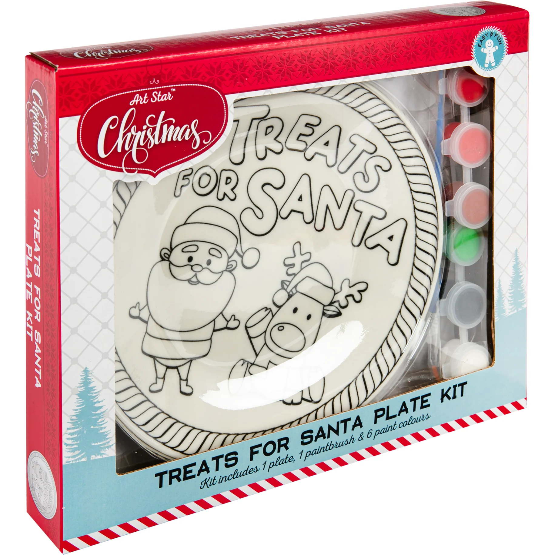 Art Star Christmas Treats for Santa Plate Kit - Image 5