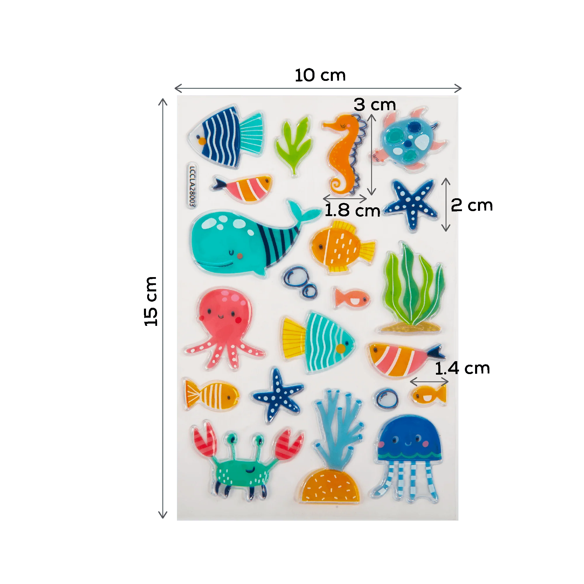 Art Star PVC Stickers Under the Sea (21 Stickers) - Image 4