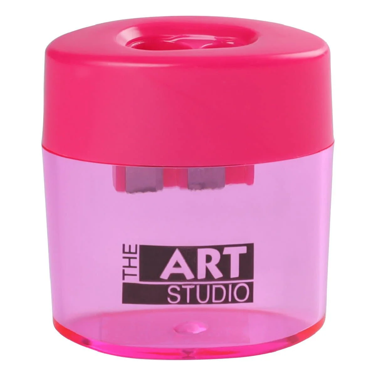 The Art Studio 2 Hole Oval Pencil Sharpener With Catcher - Image 4