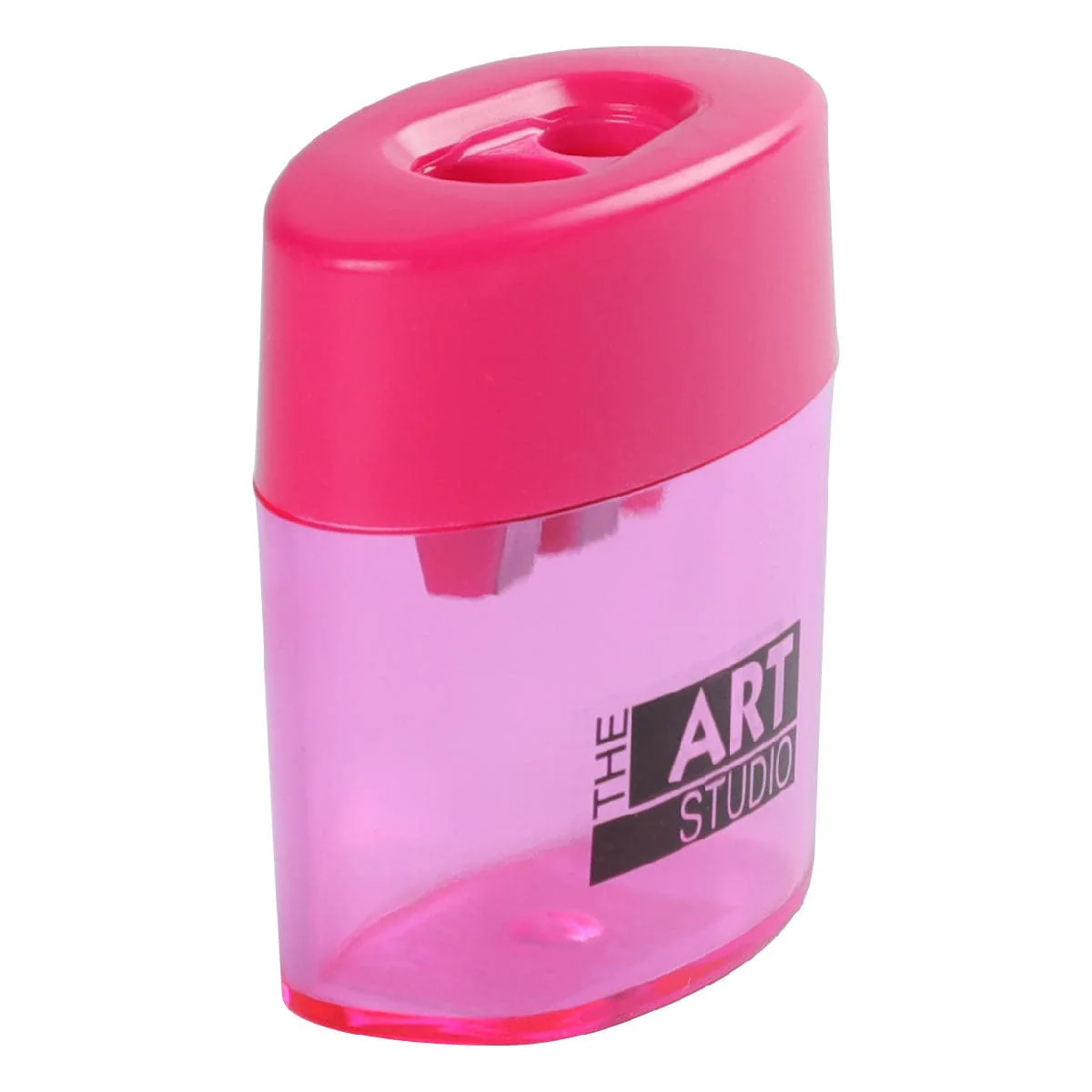 The Art Studio 2 Hole Oval Pencil Sharpener With Catcher - Image 6