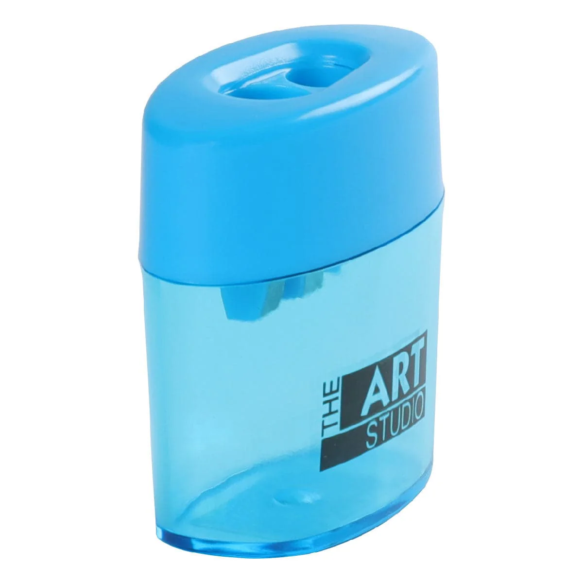 The Art Studio 2 Hole Oval Pencil Sharpener With Catcher - Image 8