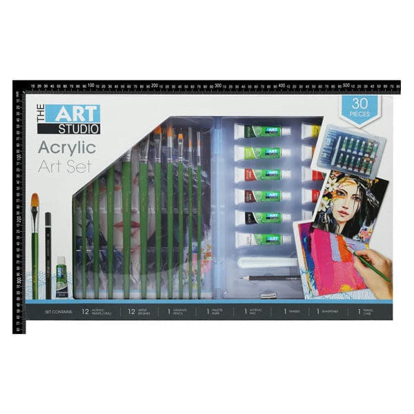 The Art Studio Acrylic Art Set (30 Pieces) - Image 7