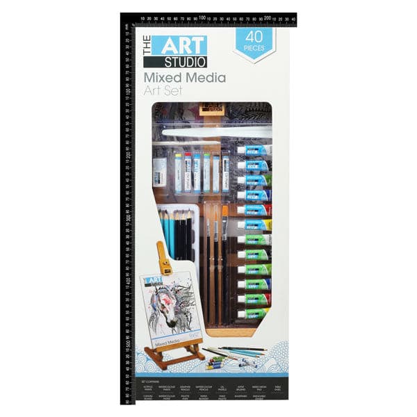 The Art Studio Mixed Media Art Set 40 Pieces - Image 6