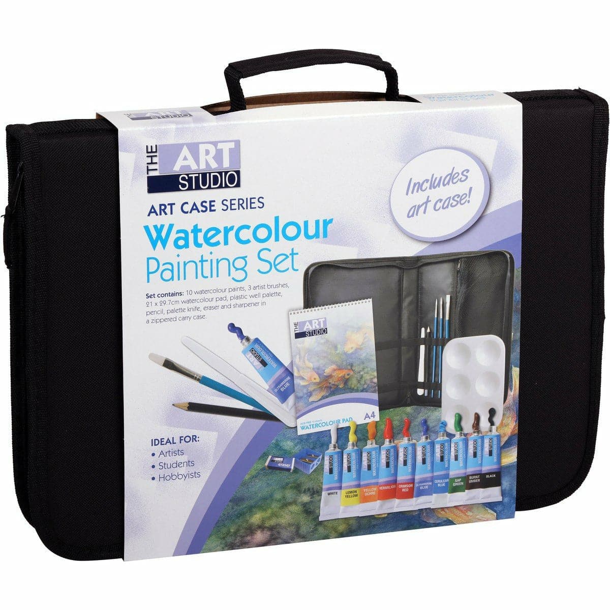 The Art Studio Watercolour Painting Set Art Case Series