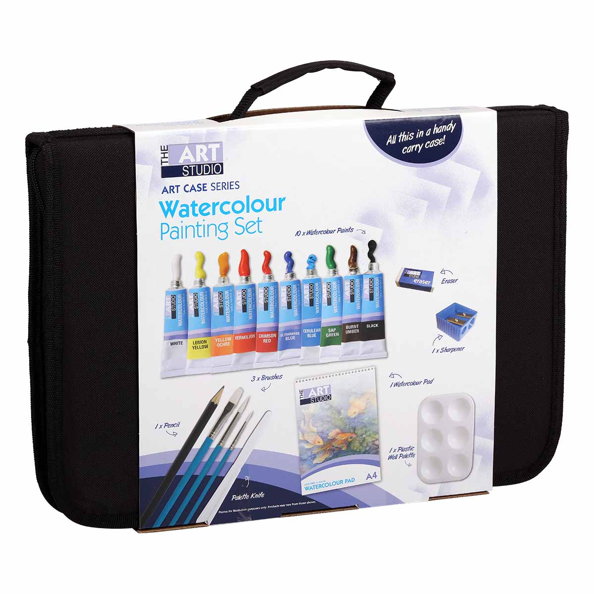 The Art Studio Watercolour Painting Set Art Case Series - Image 3