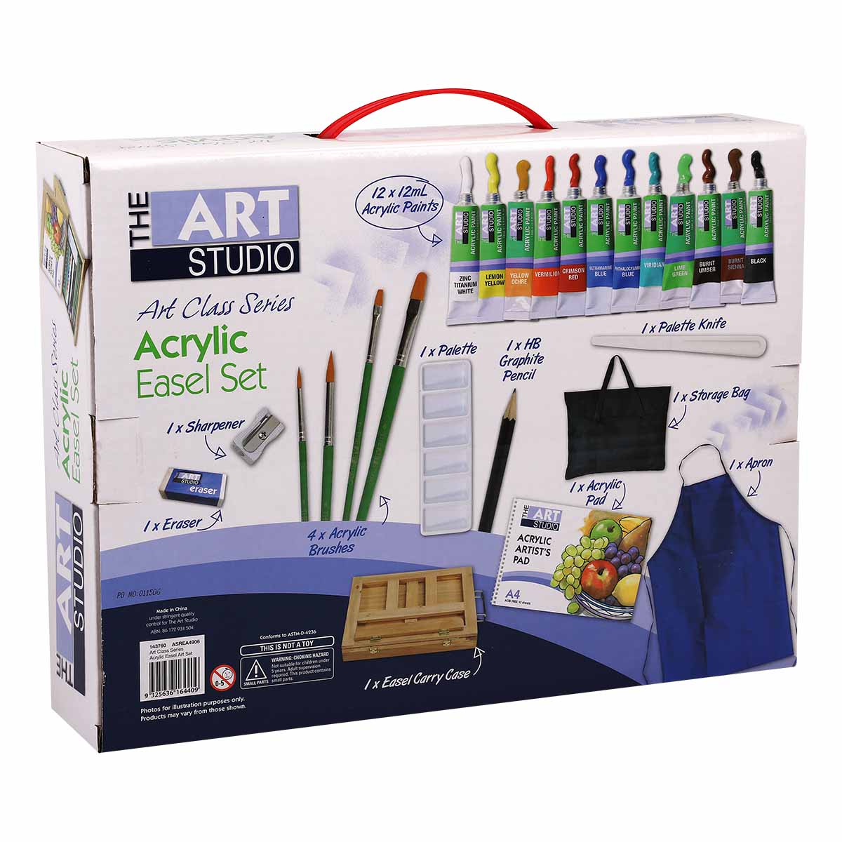 The Art Studio Art Class Series Acrylic Easel Art Set - Image 10