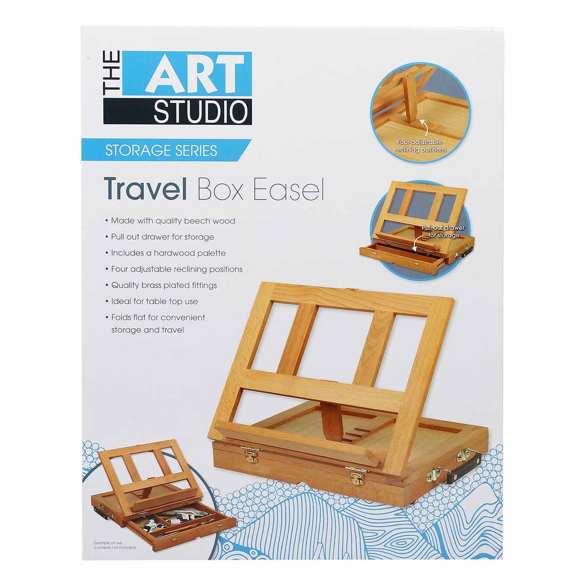 The Art Studio Artist Travel Box Easel - Image 8