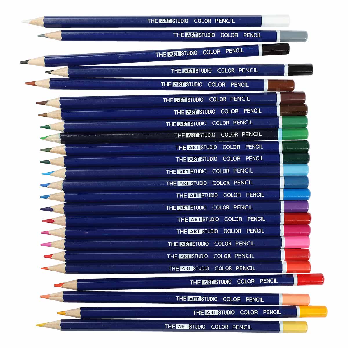 The Art Studio Coloured Pencils Assorted Colours 24 Pack - Image 2