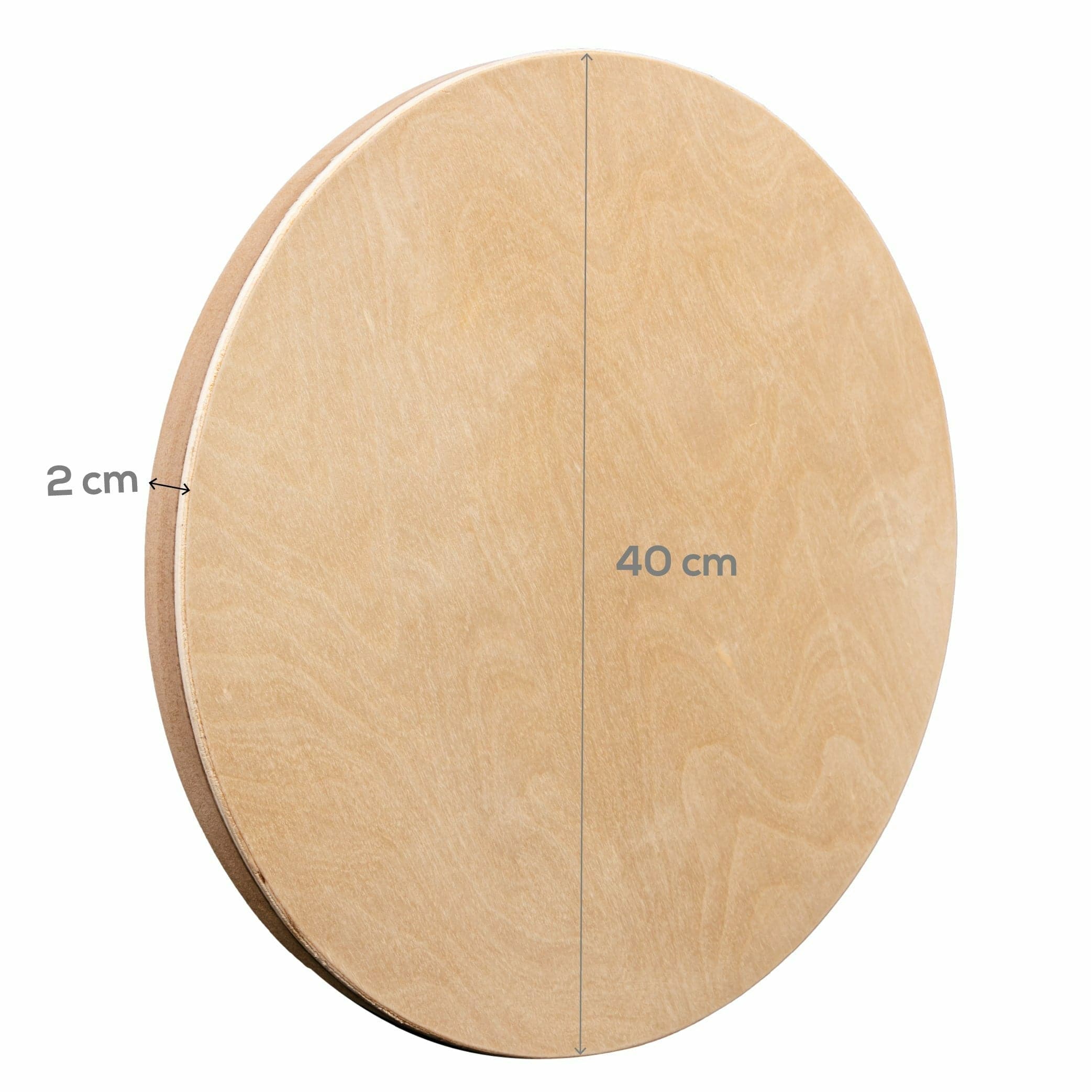 The Art Studio Round Wooden Panel 40cm Diameter 20mm Deep - Image 6